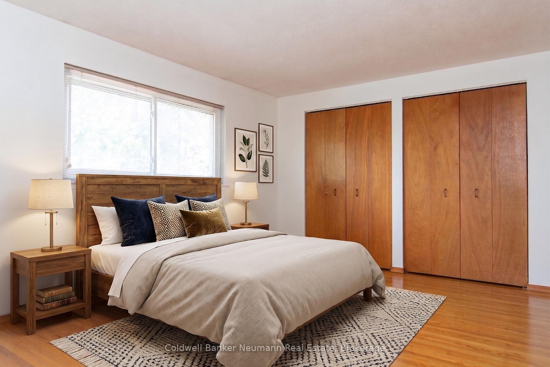 Virtually Staged bedroom