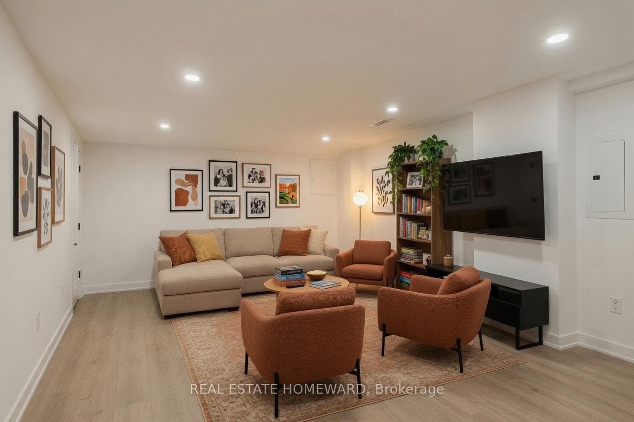 Lower Level Virtually Staged Family Room