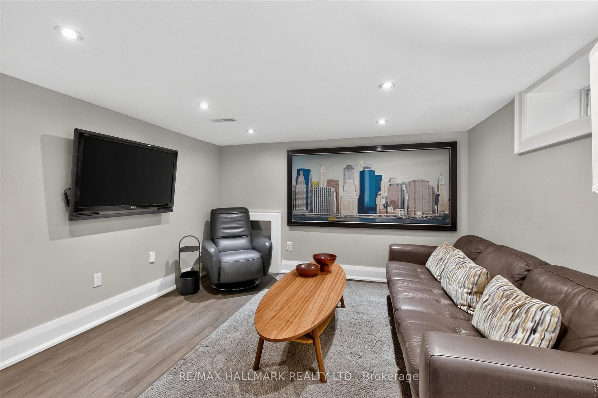 Lower family room