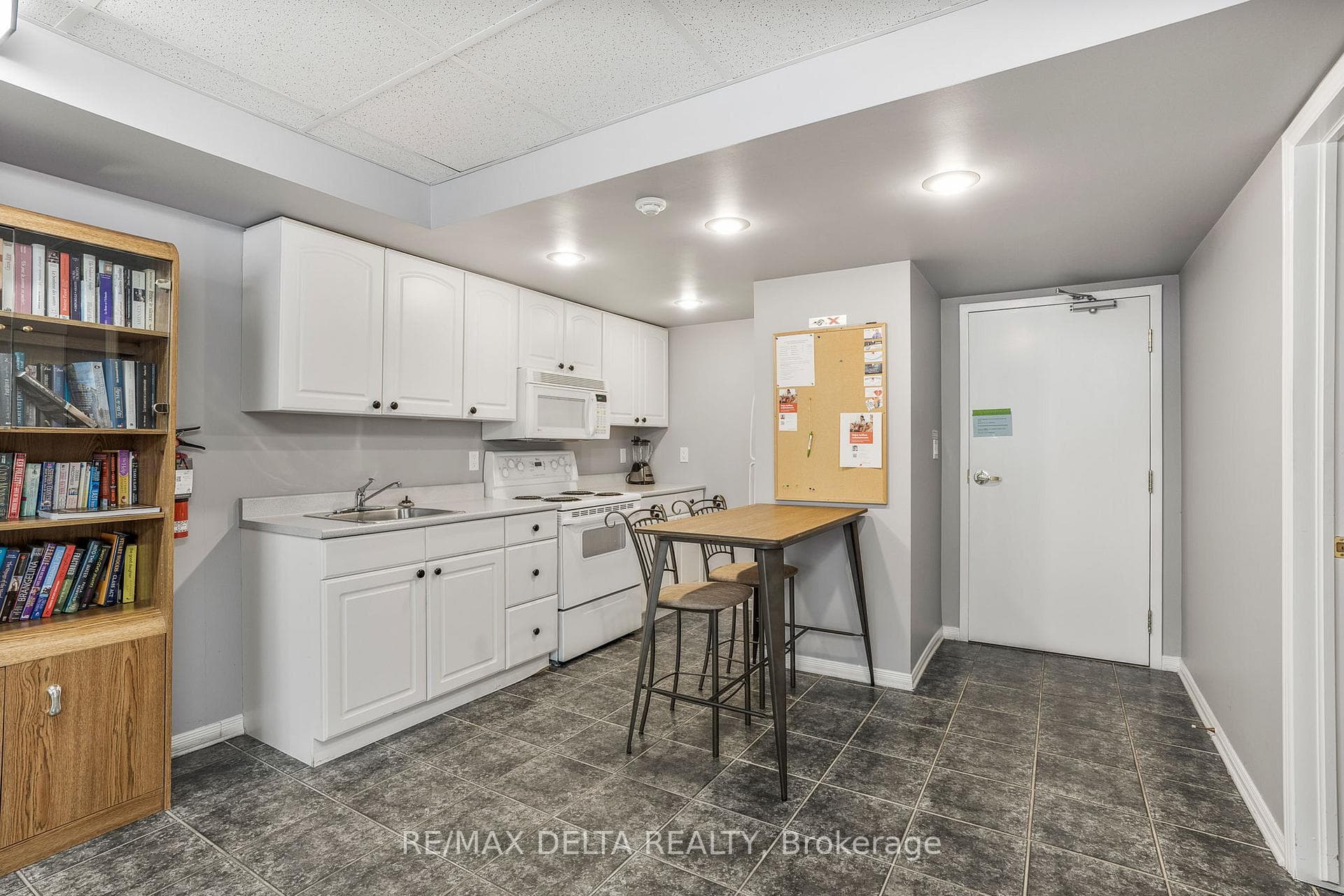 Kitchen of party room on main level.