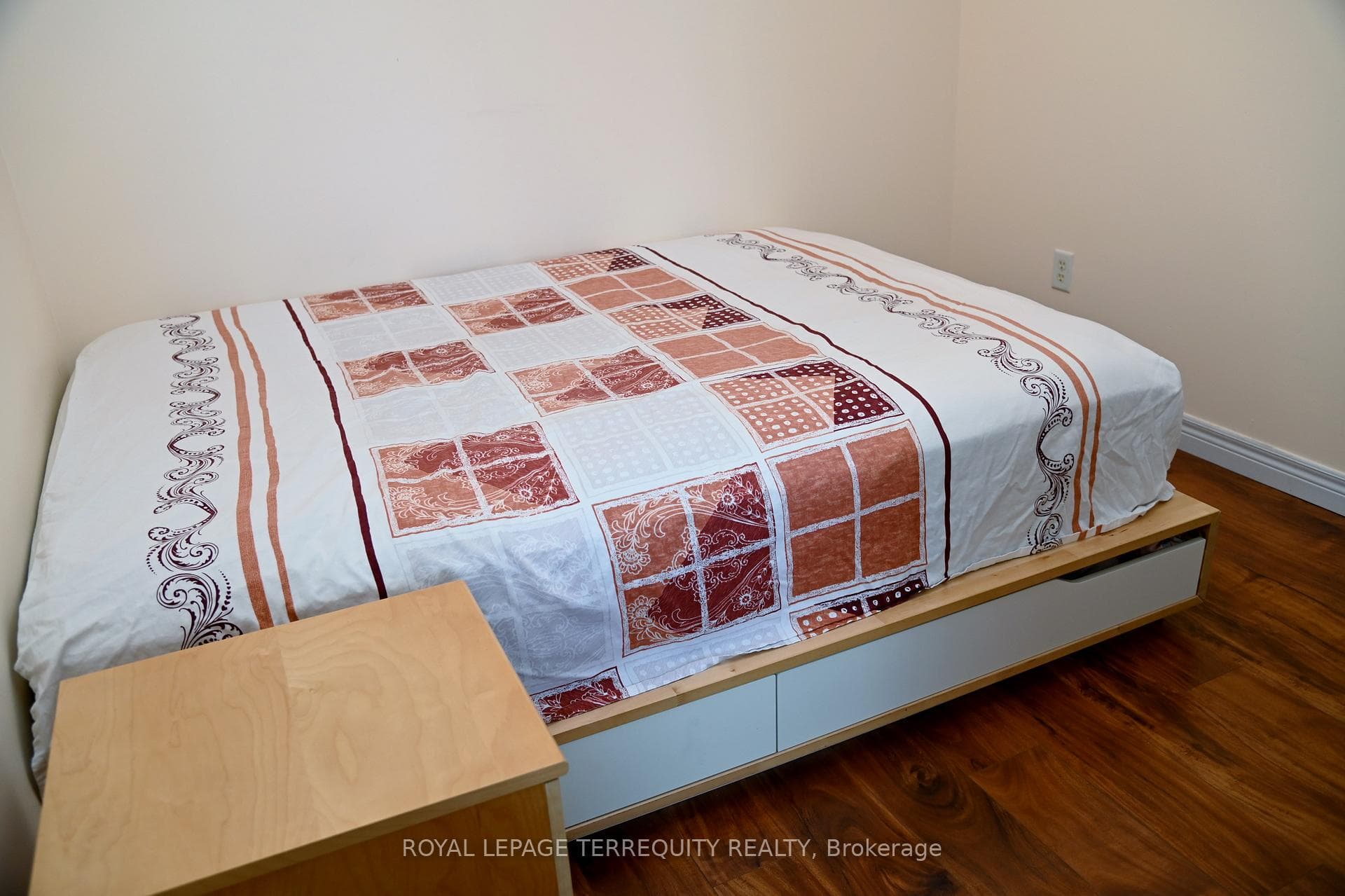 3rd. bedroom with wood flooring