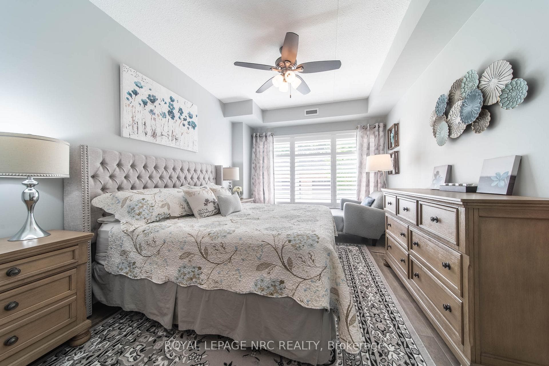 Spacious master bedroom