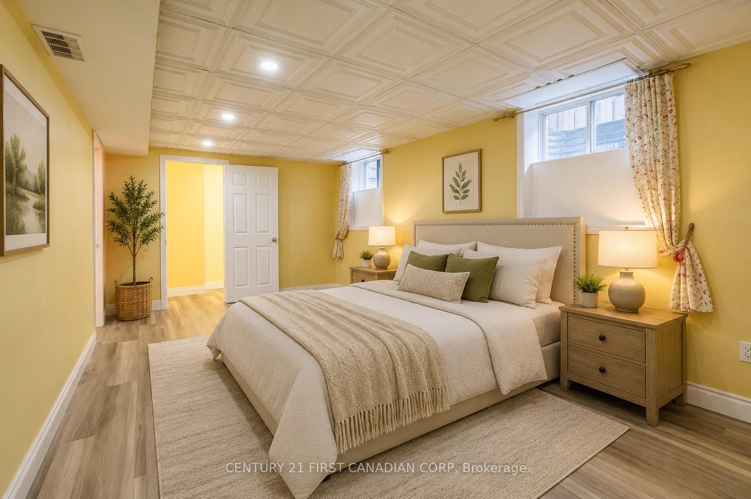 Basement Ensuite-Virtually Staged