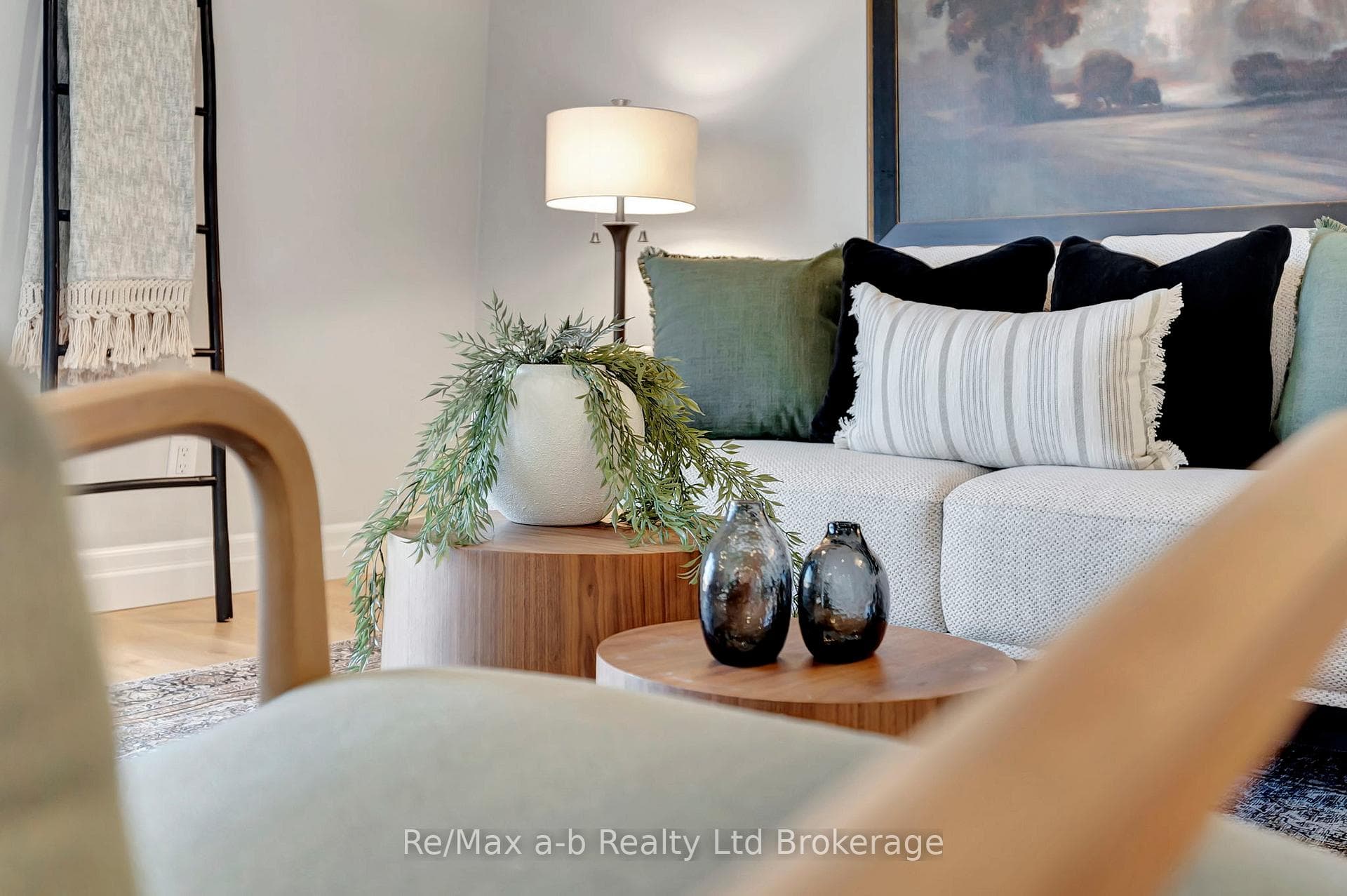 Staged model home