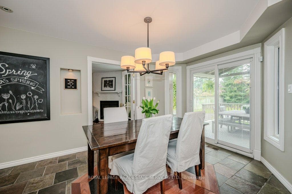 Sunlit Breakfast Area Leads to the Deck