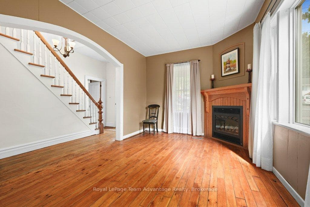 Living Room Open to Stairs