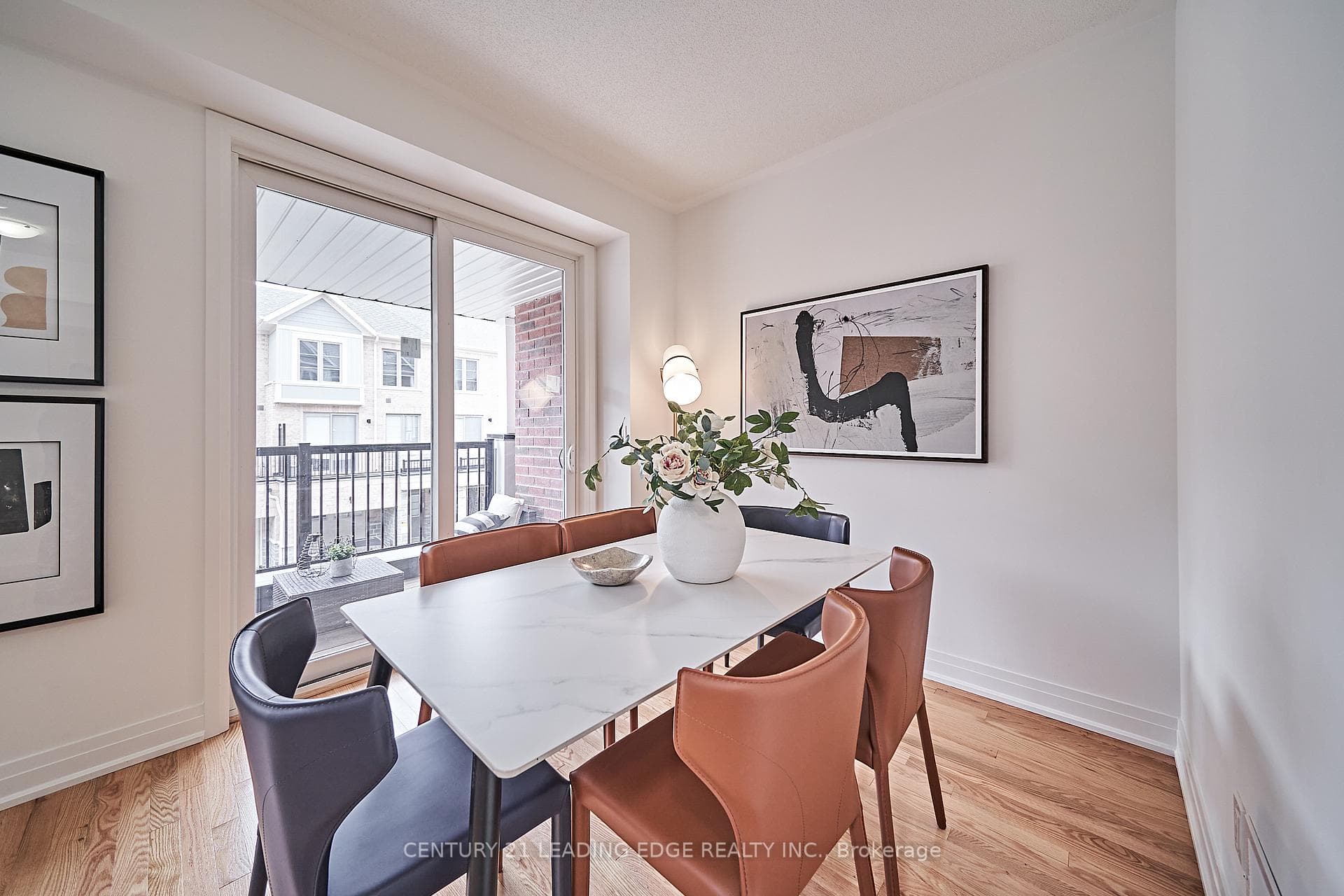Dining Room with Walk Out to Balcony
