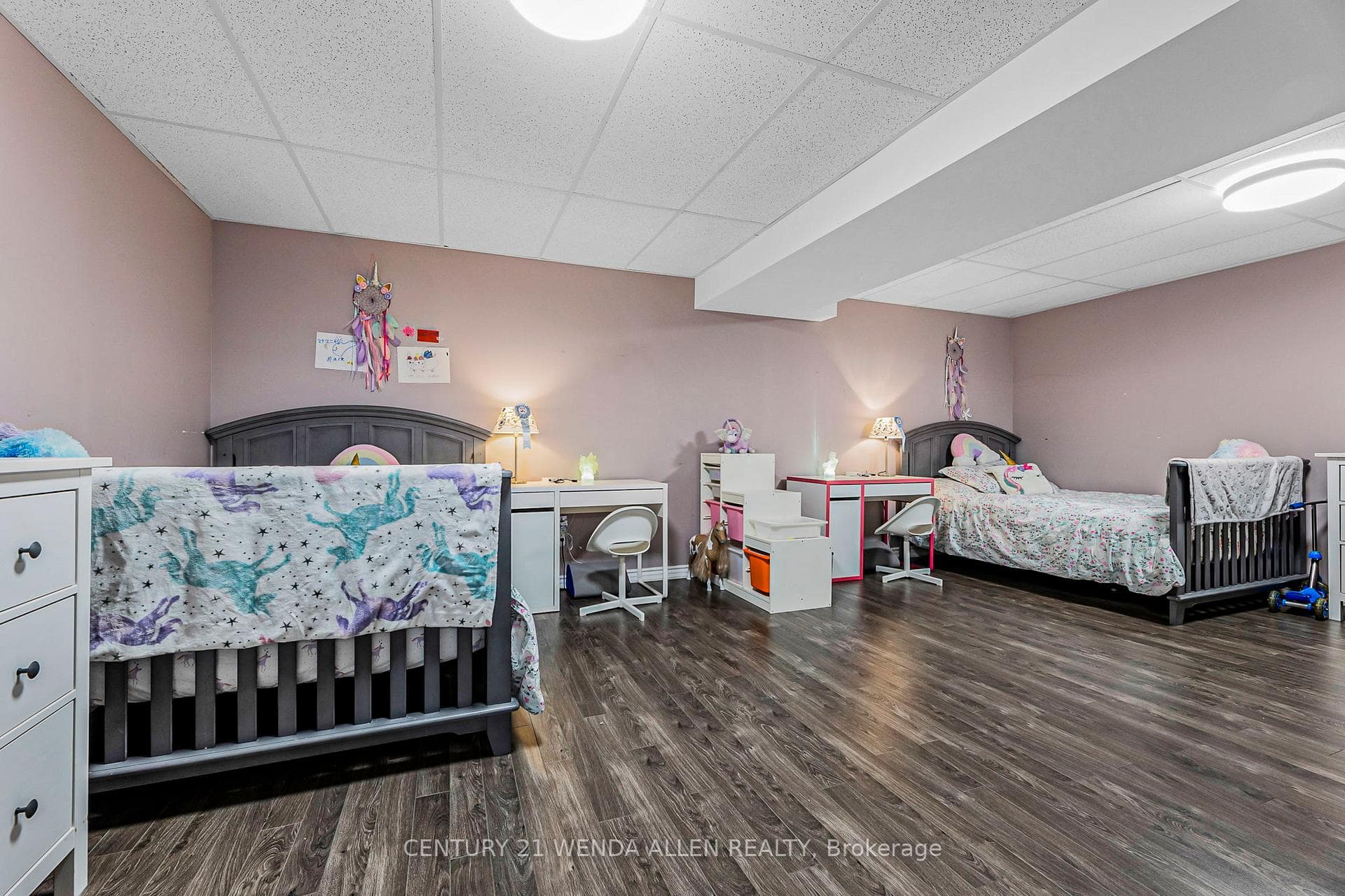 Large basement bedroom