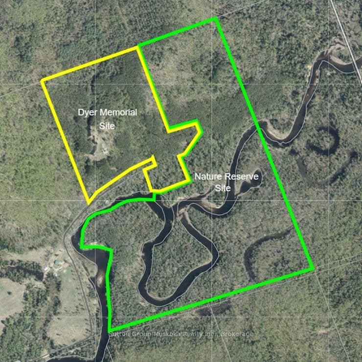 Land surrounded by green is the Nature Reserve