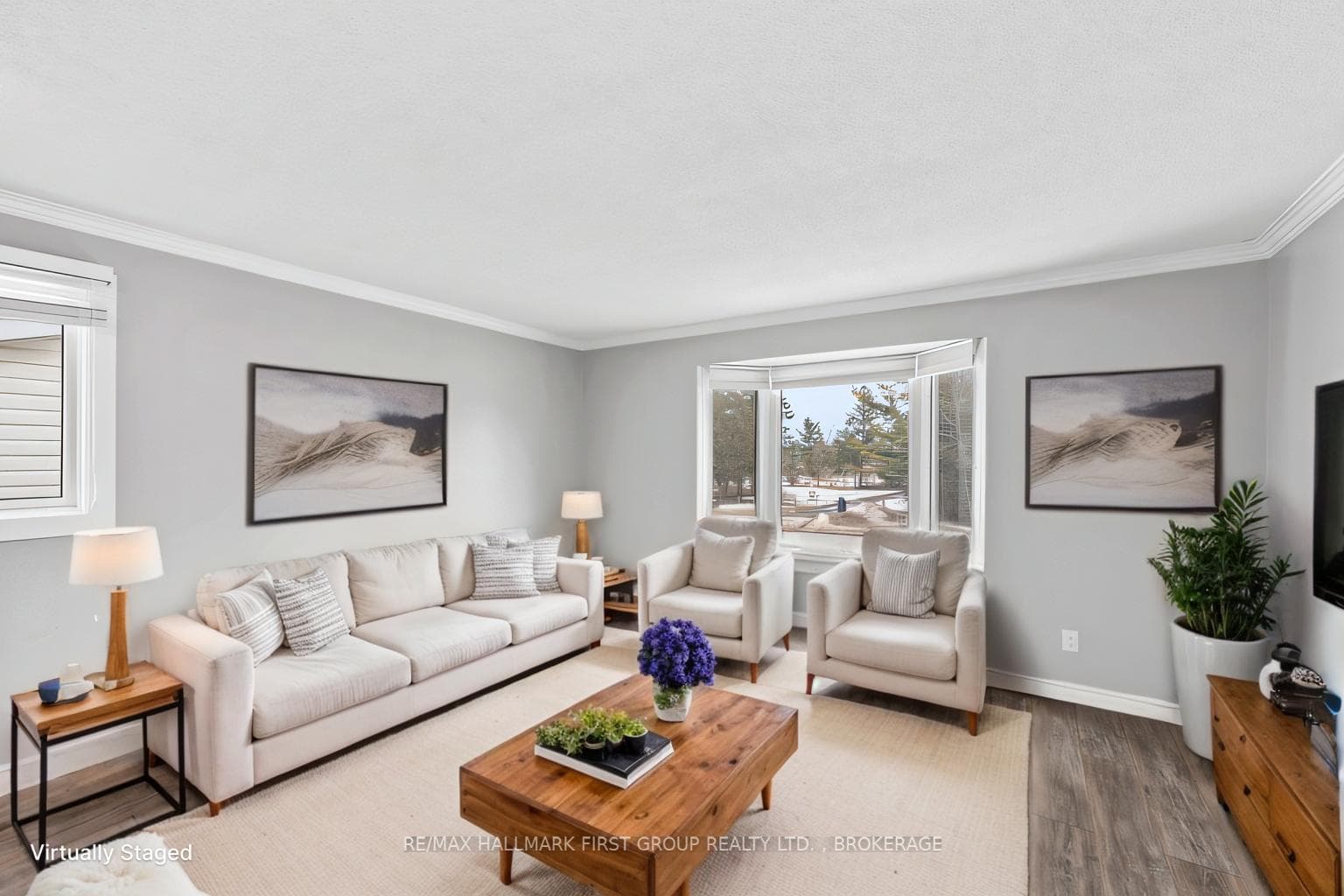 Main Floor Living Room - Virtually Staged