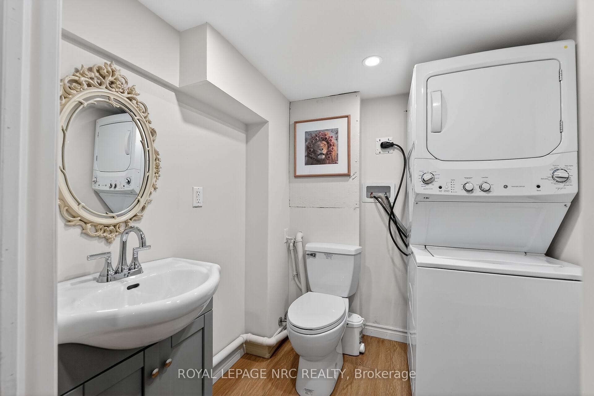 2 piece in lower level / laundry