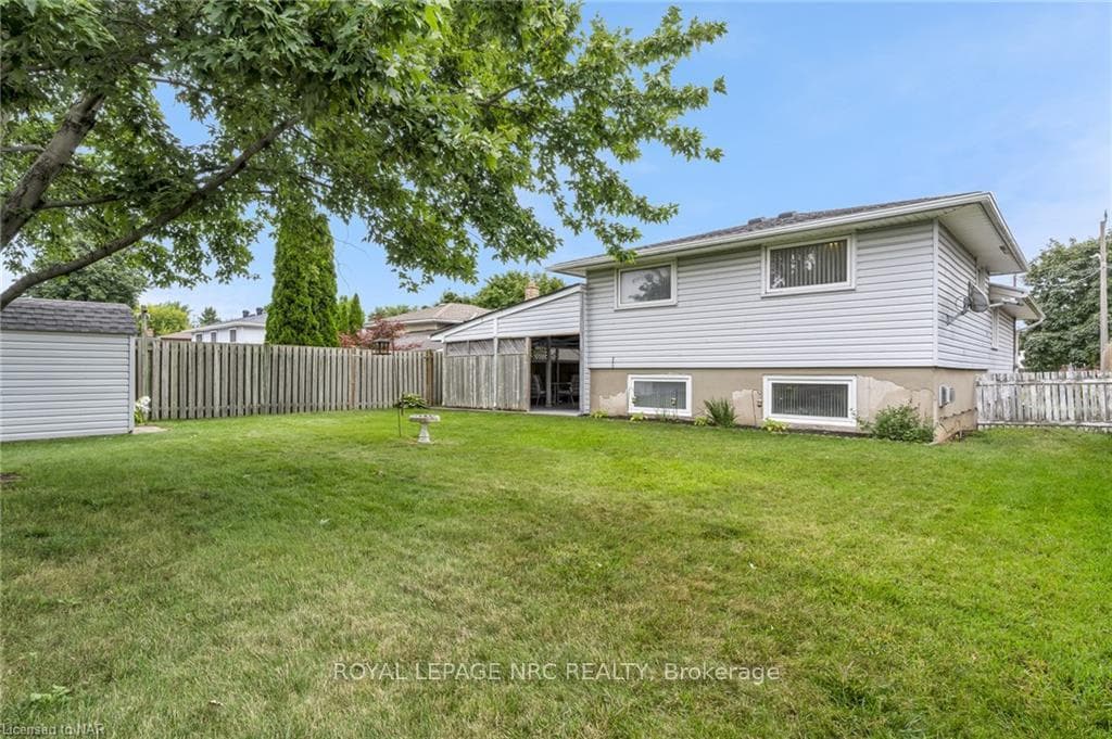 Fenced yard