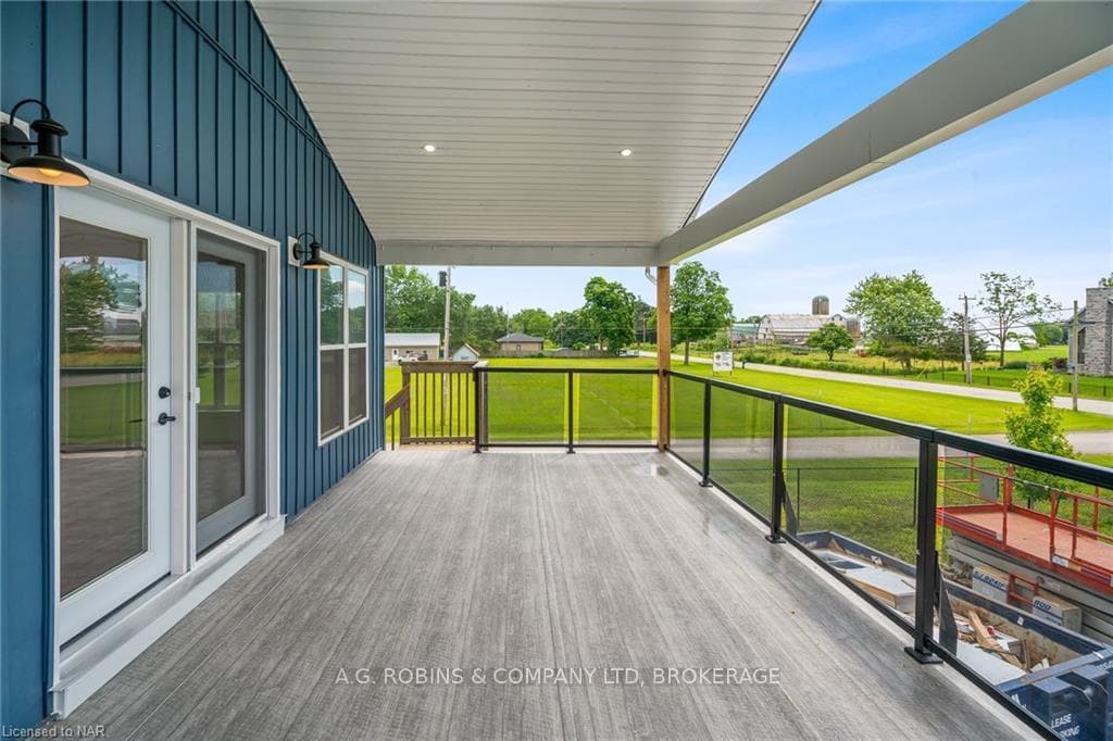 South facing patio