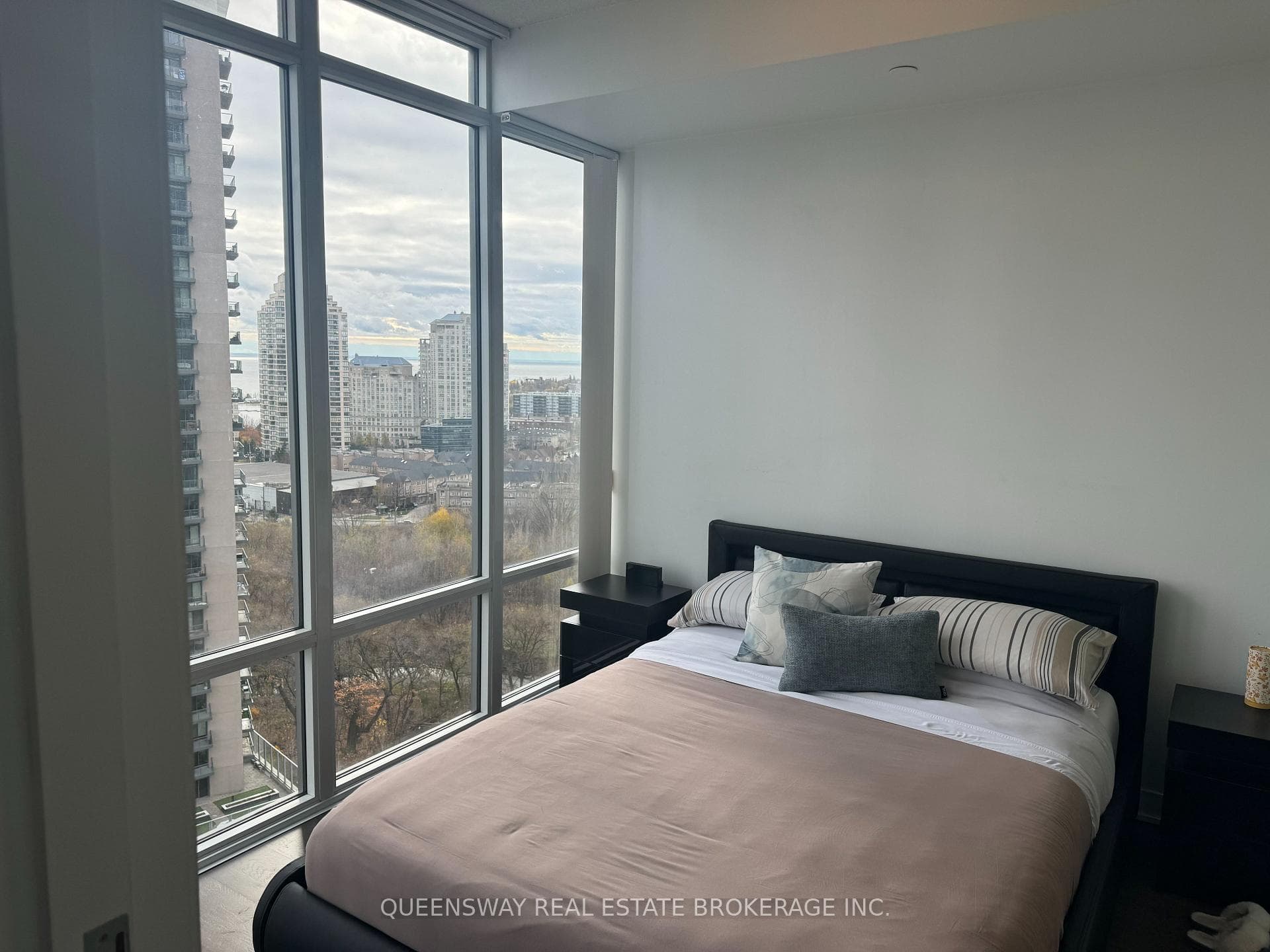 Master bedroom with a view