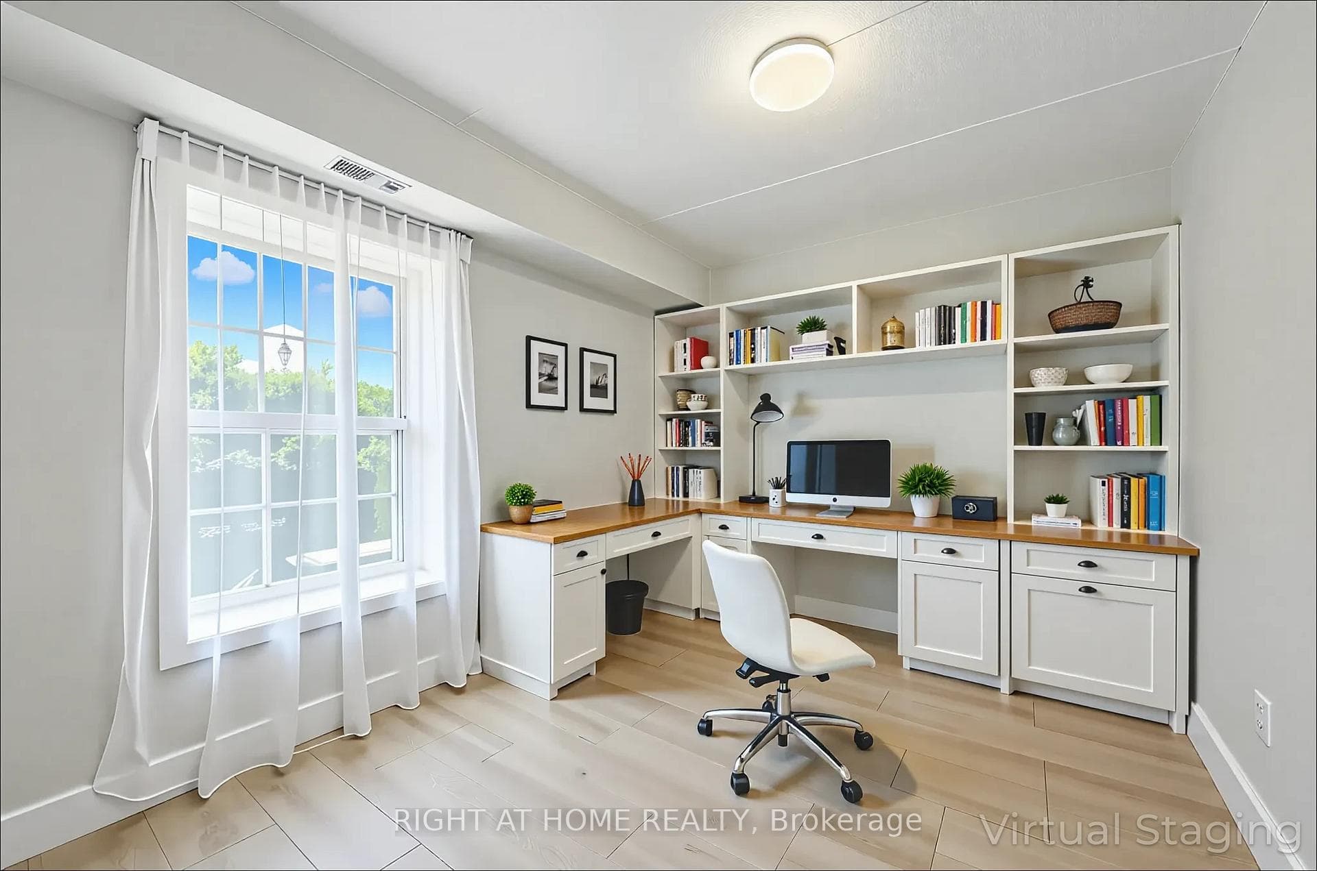 Virtually Staged Office