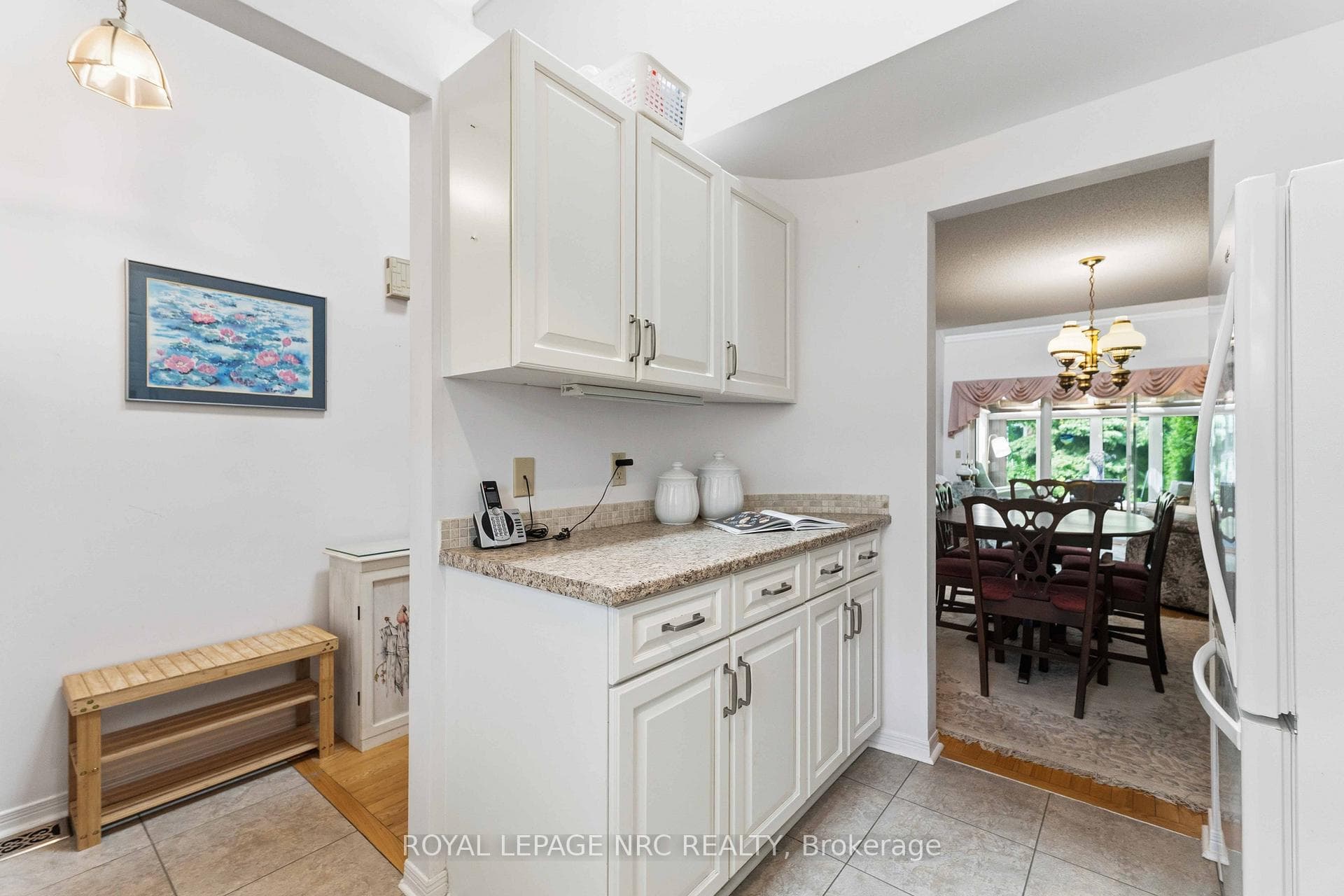 View into Dining and Living Room