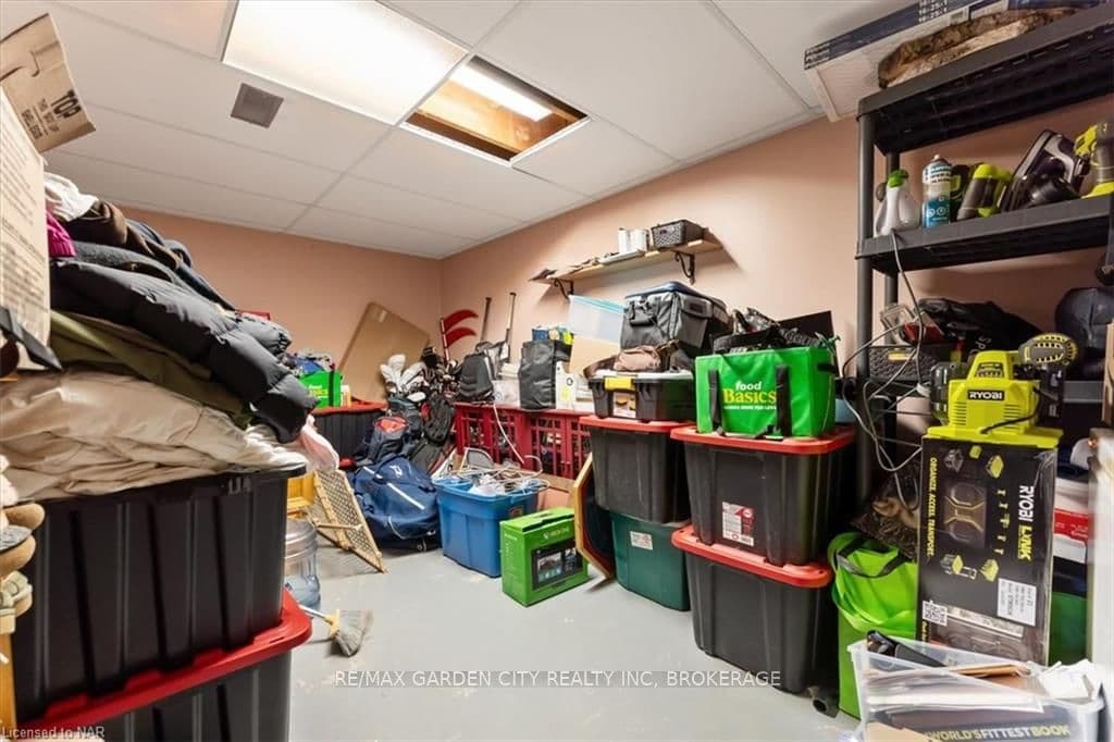tons of storage/playroom or office