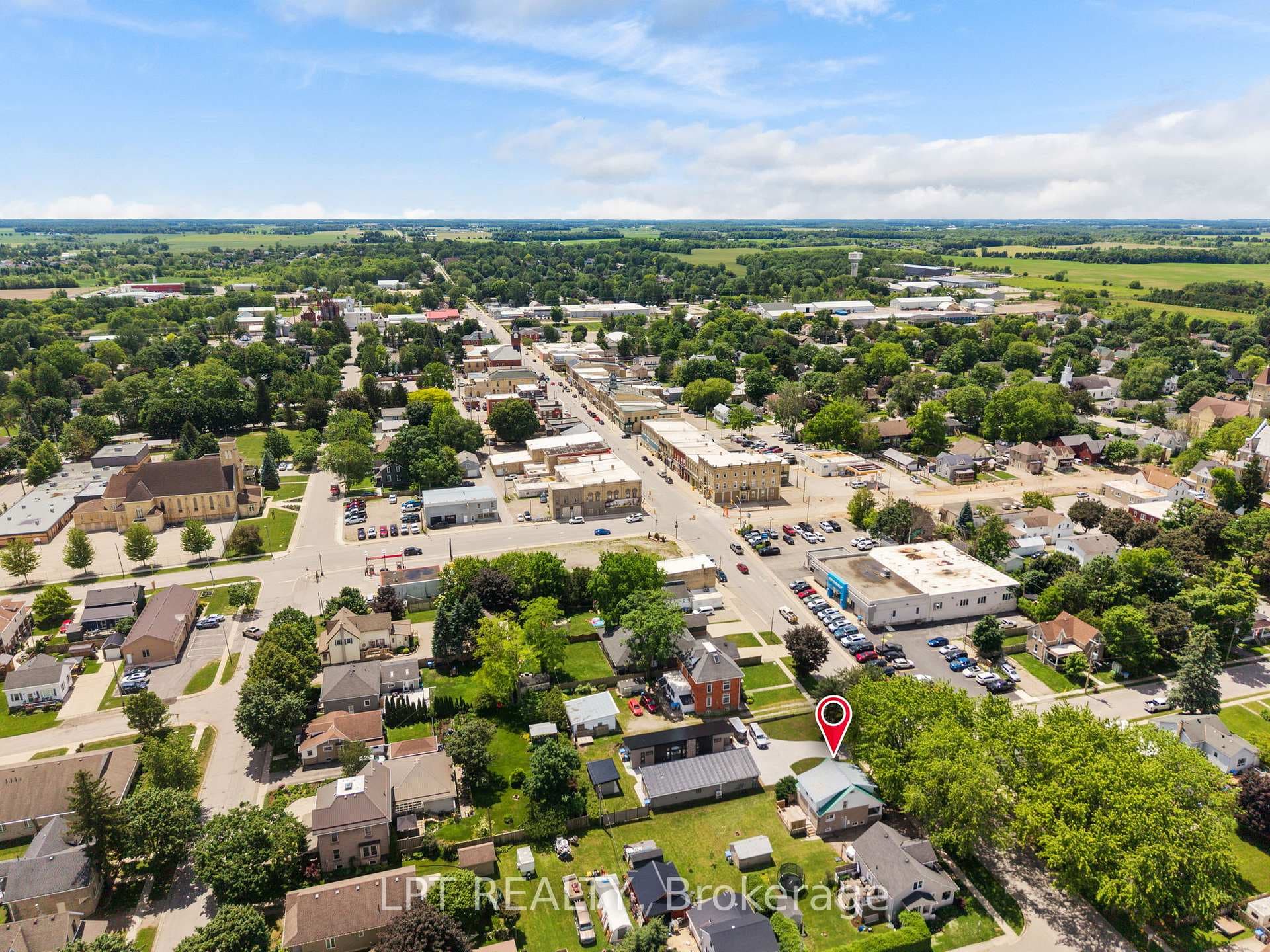 In the heart of the town of Seaforth.