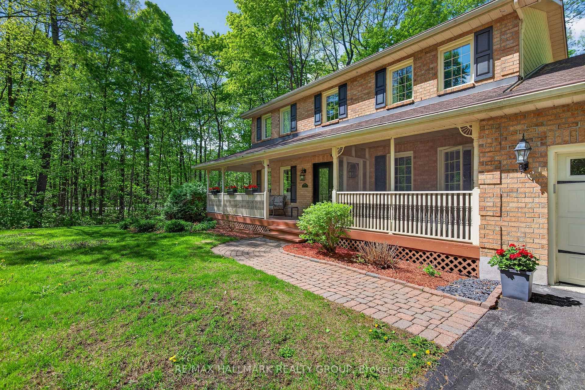 Wrap-around front porch