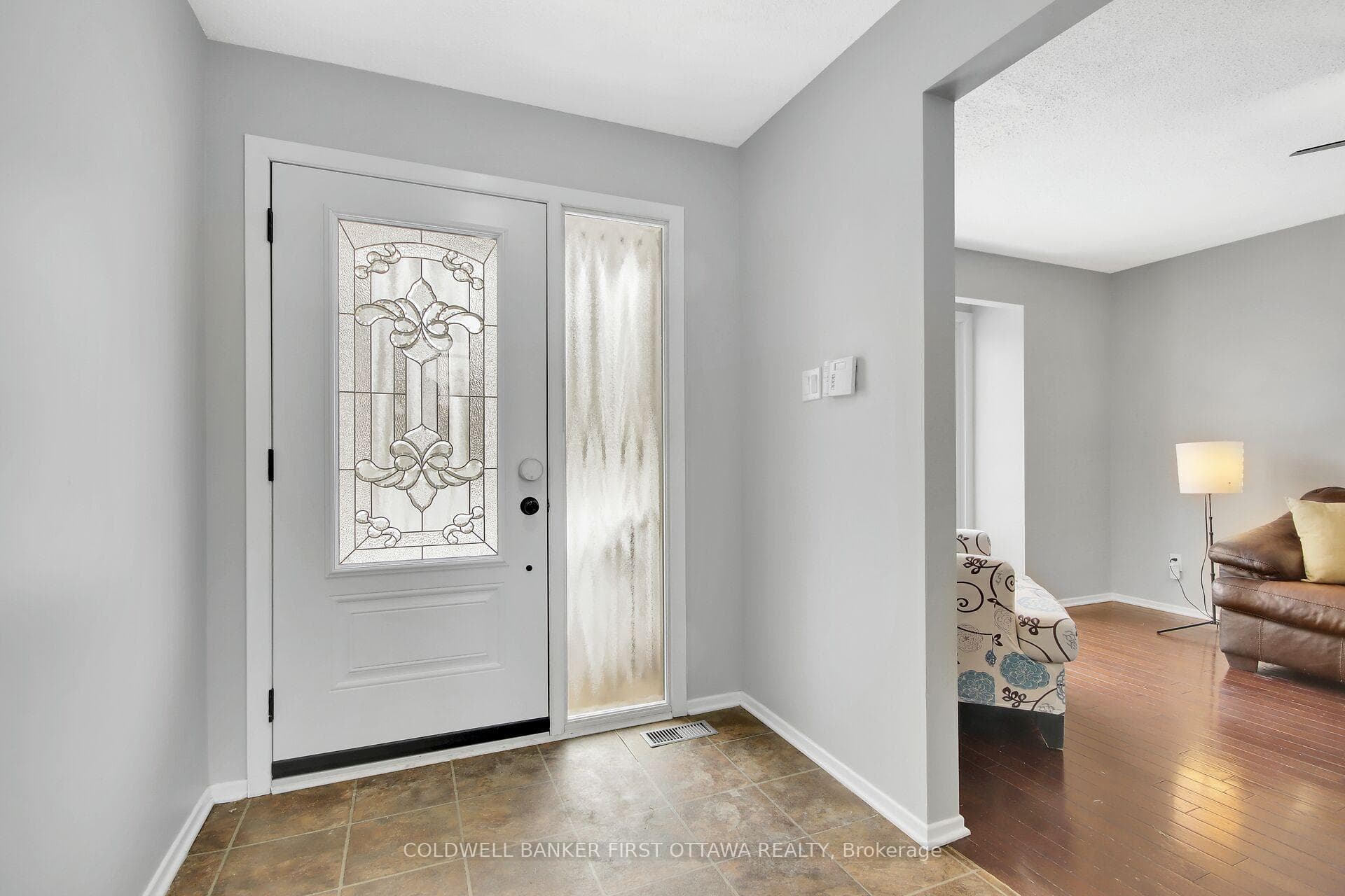 Spacious foyer with tons of storage space