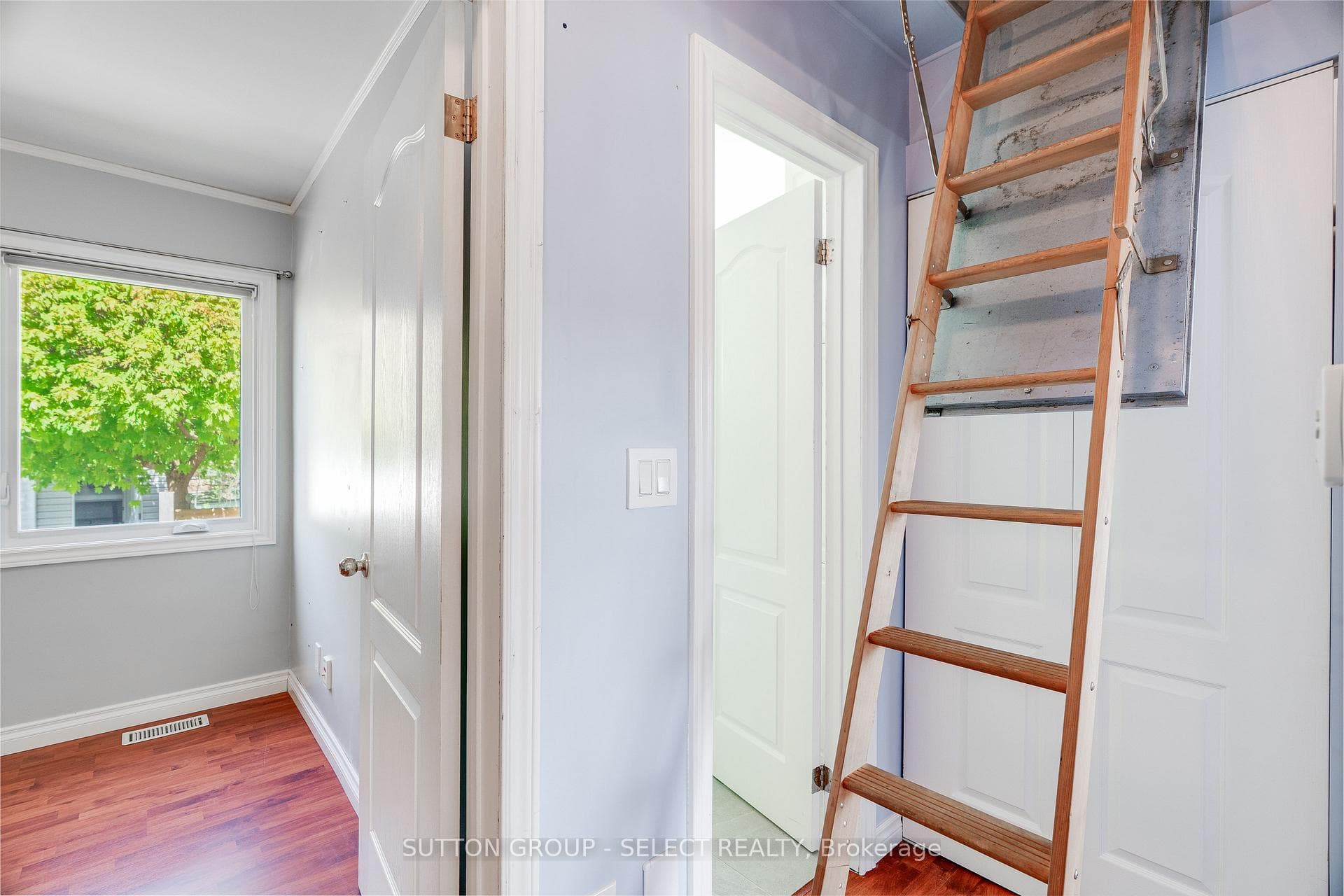 Stairs from Attic Hatch to Loft
