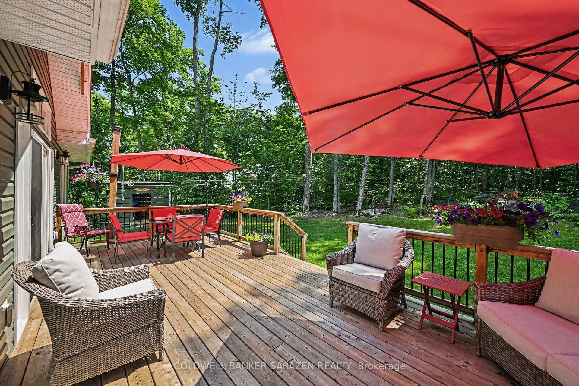 A true entertainers back deck