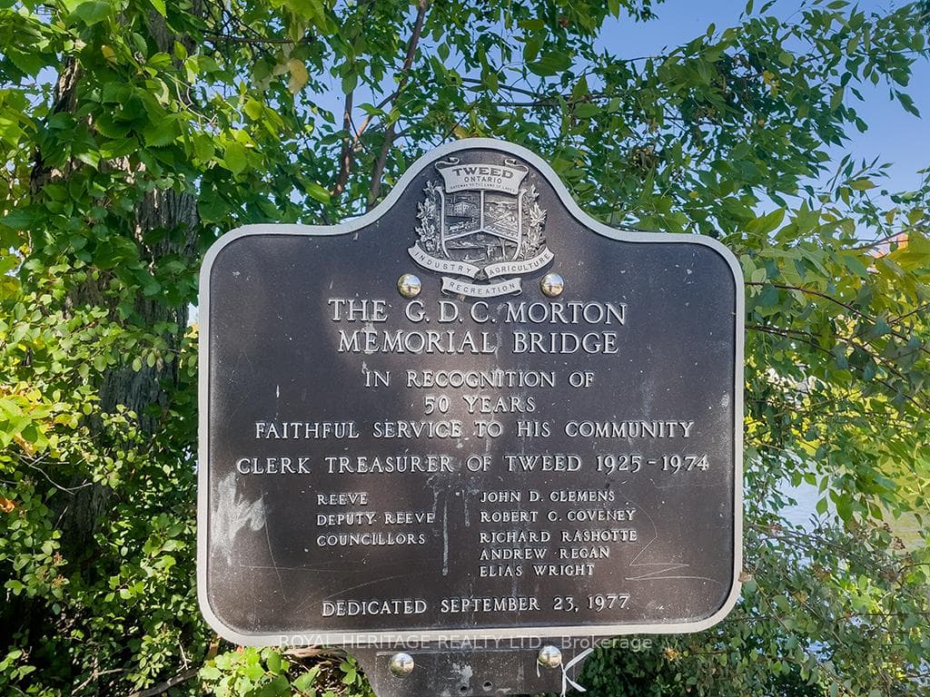 Plaque for Pedestrian Bridge