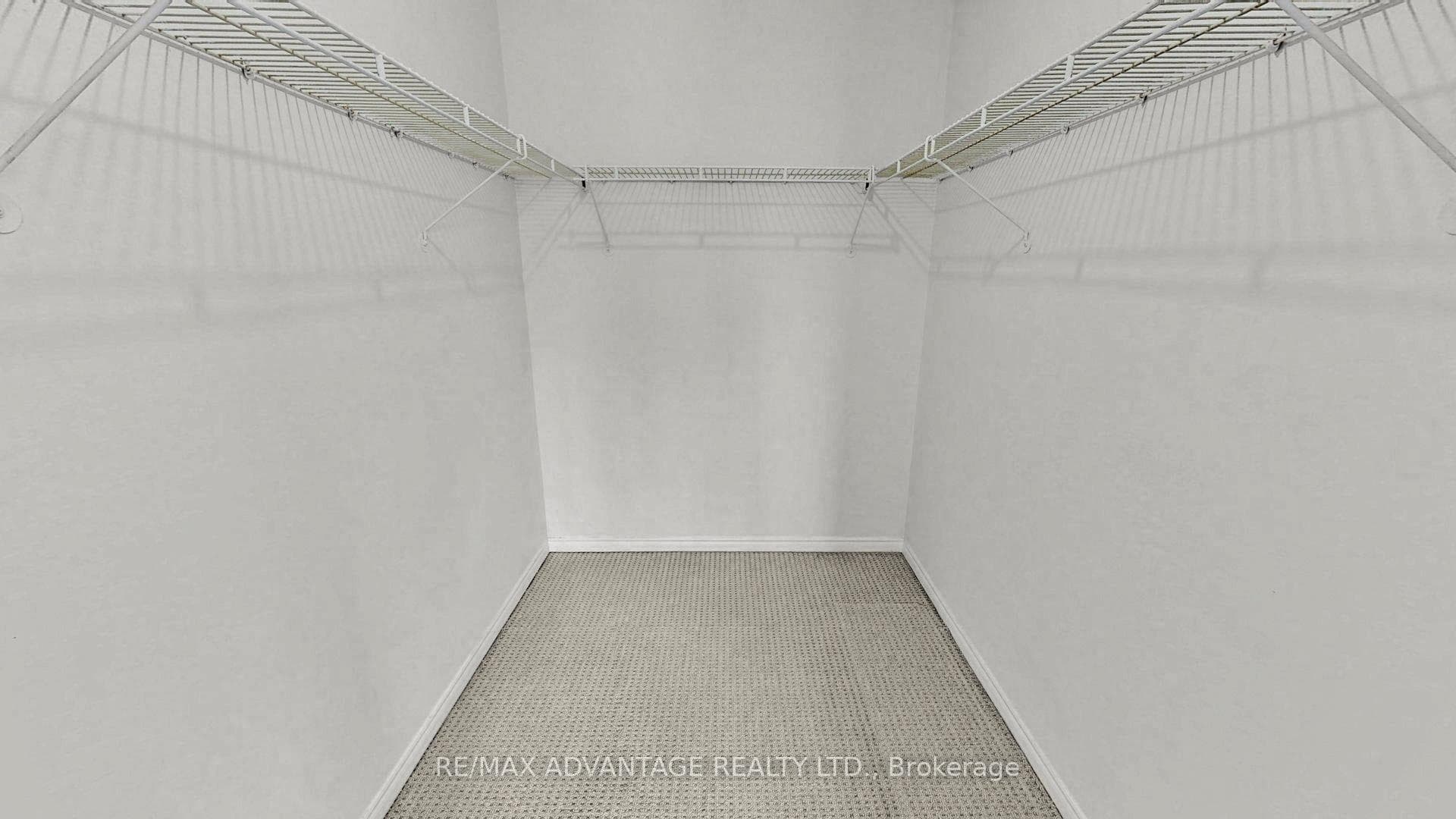 Spacious walk-in closet