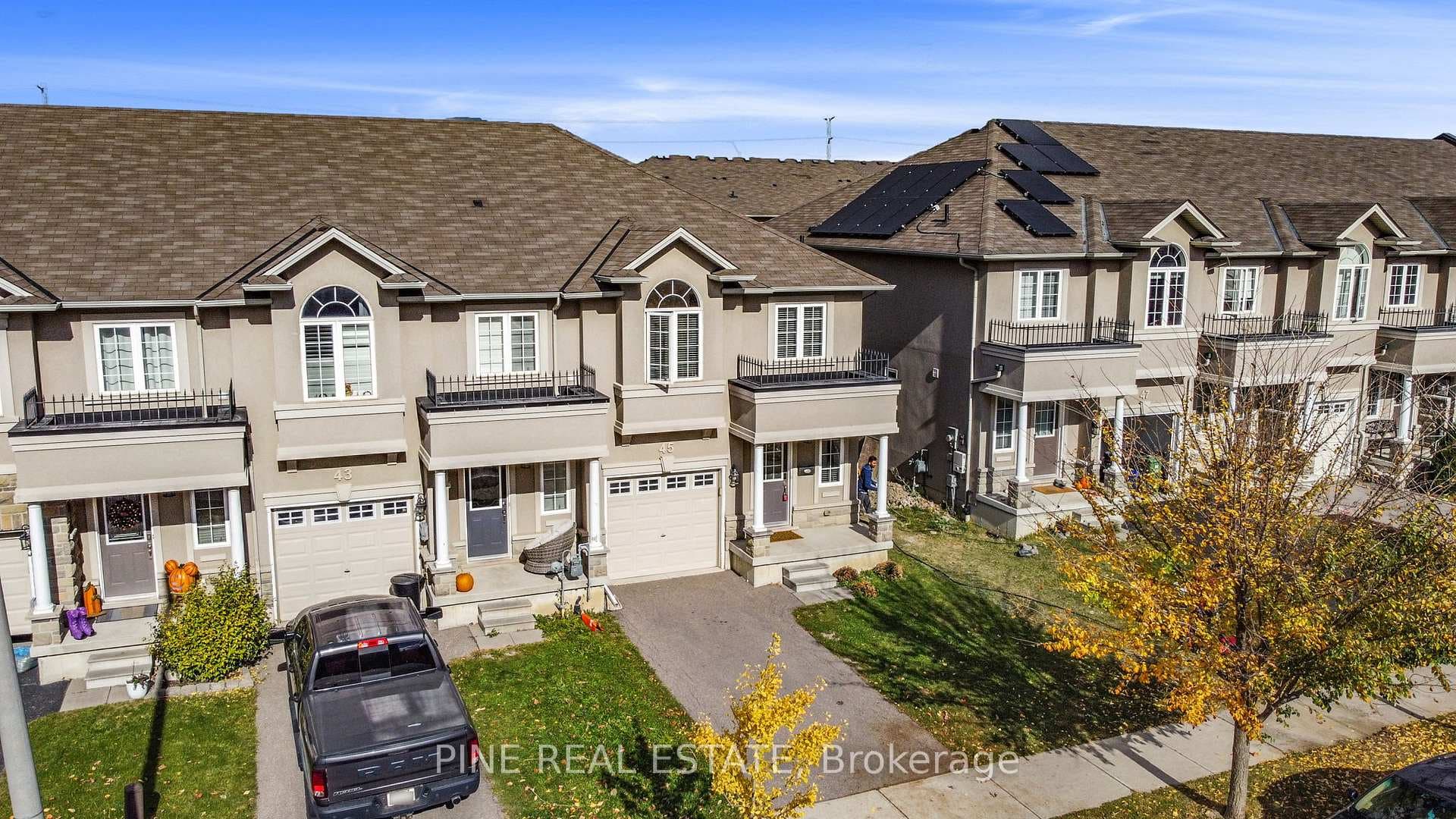 Aerial Drone Shot of Front House