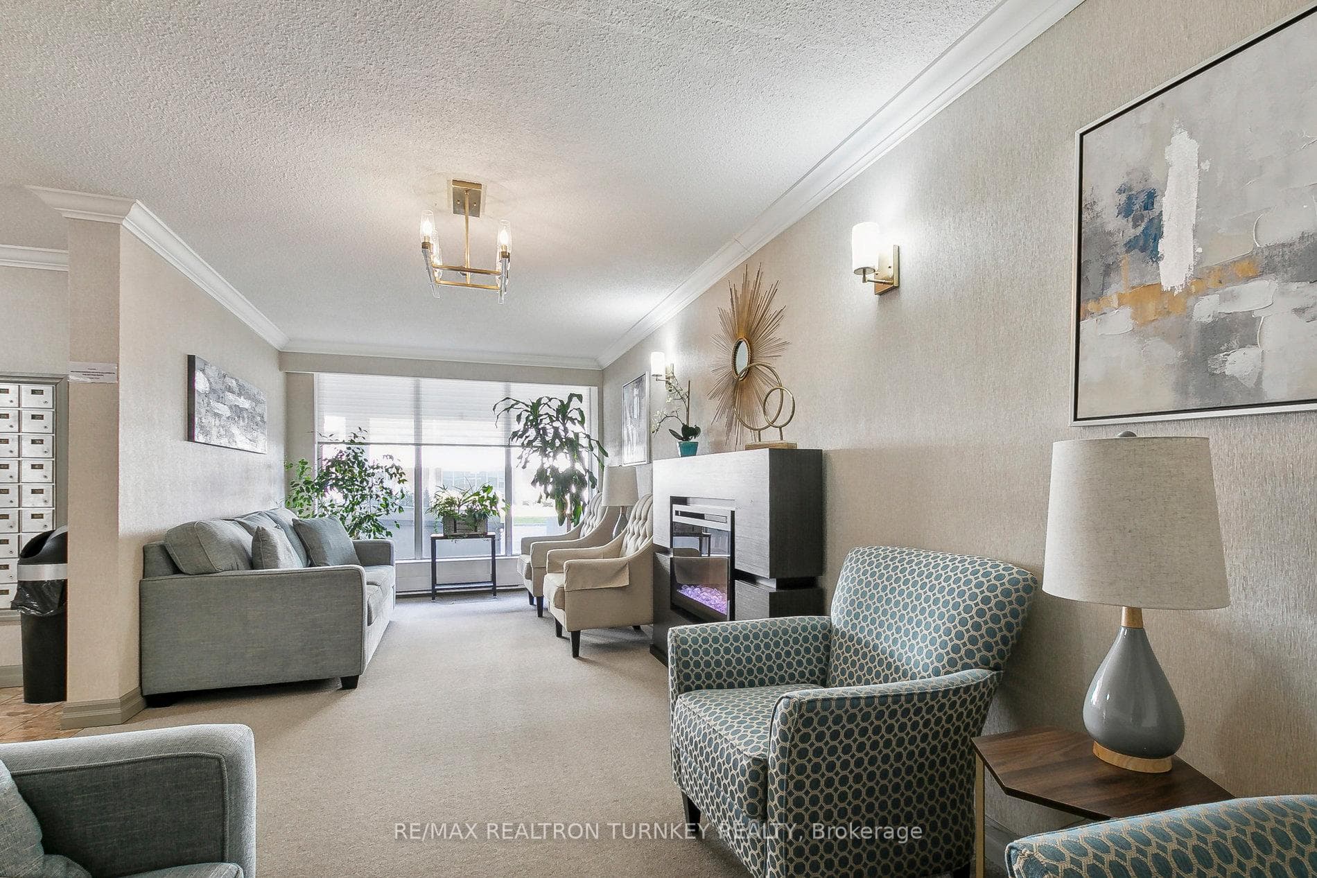 Spacious lobby