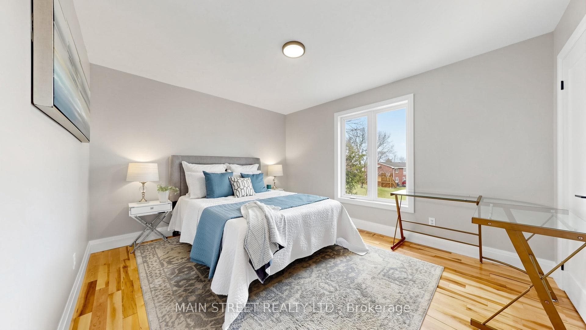 Bdrm 2 with hardwood floors
