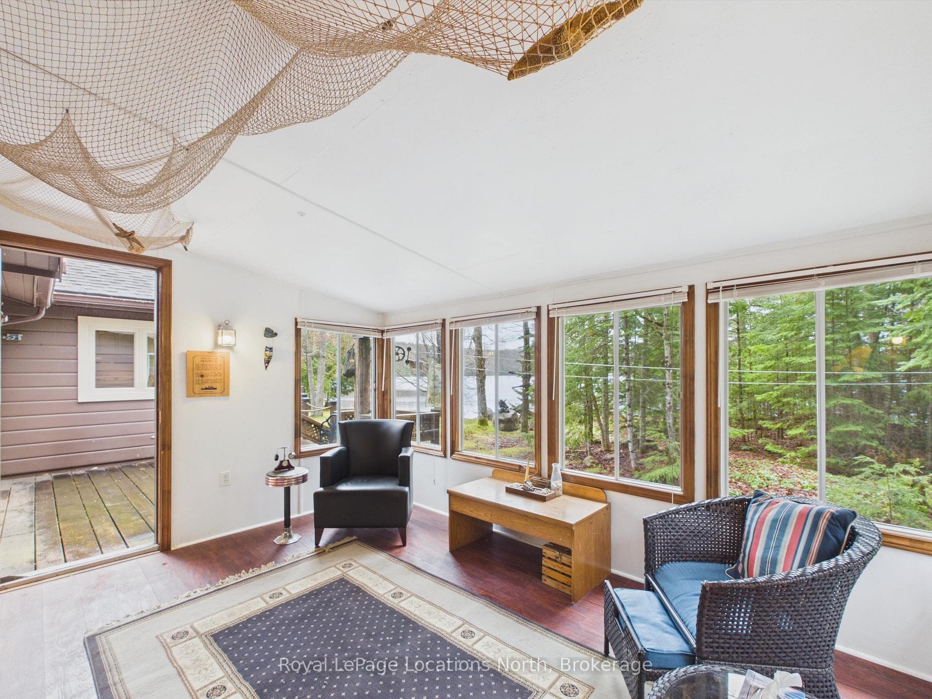 3 Season Sun Room exiting onto the deck
