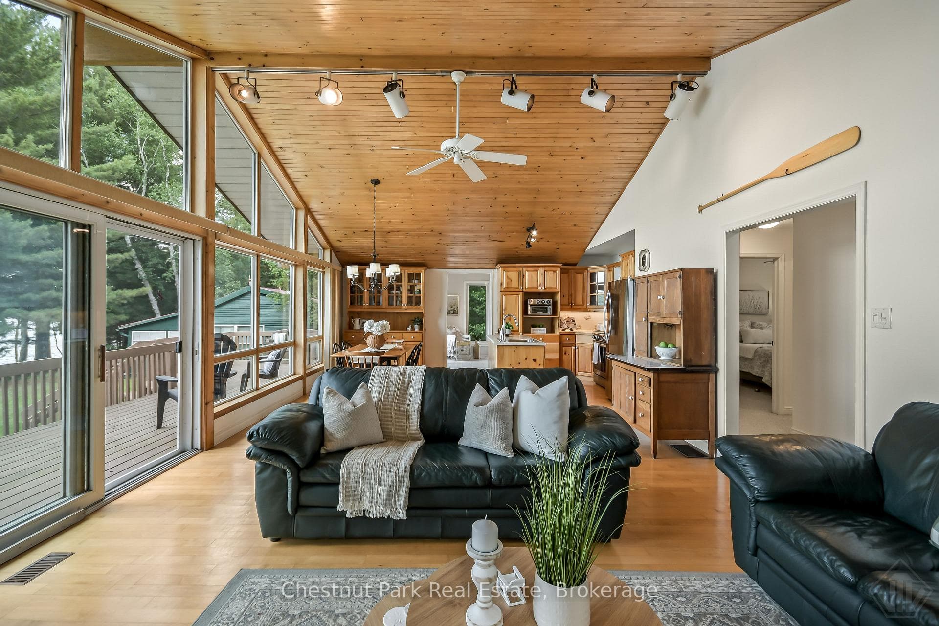 vaulted ceiling