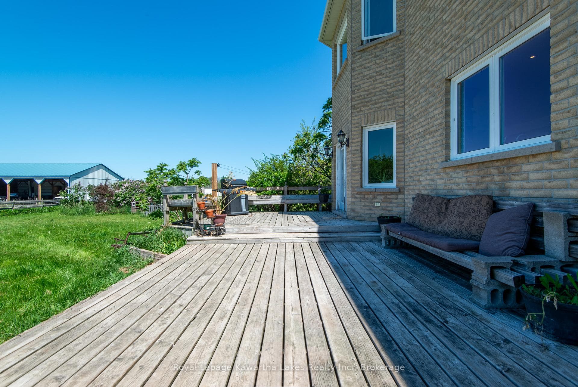 Deck off the kitchen