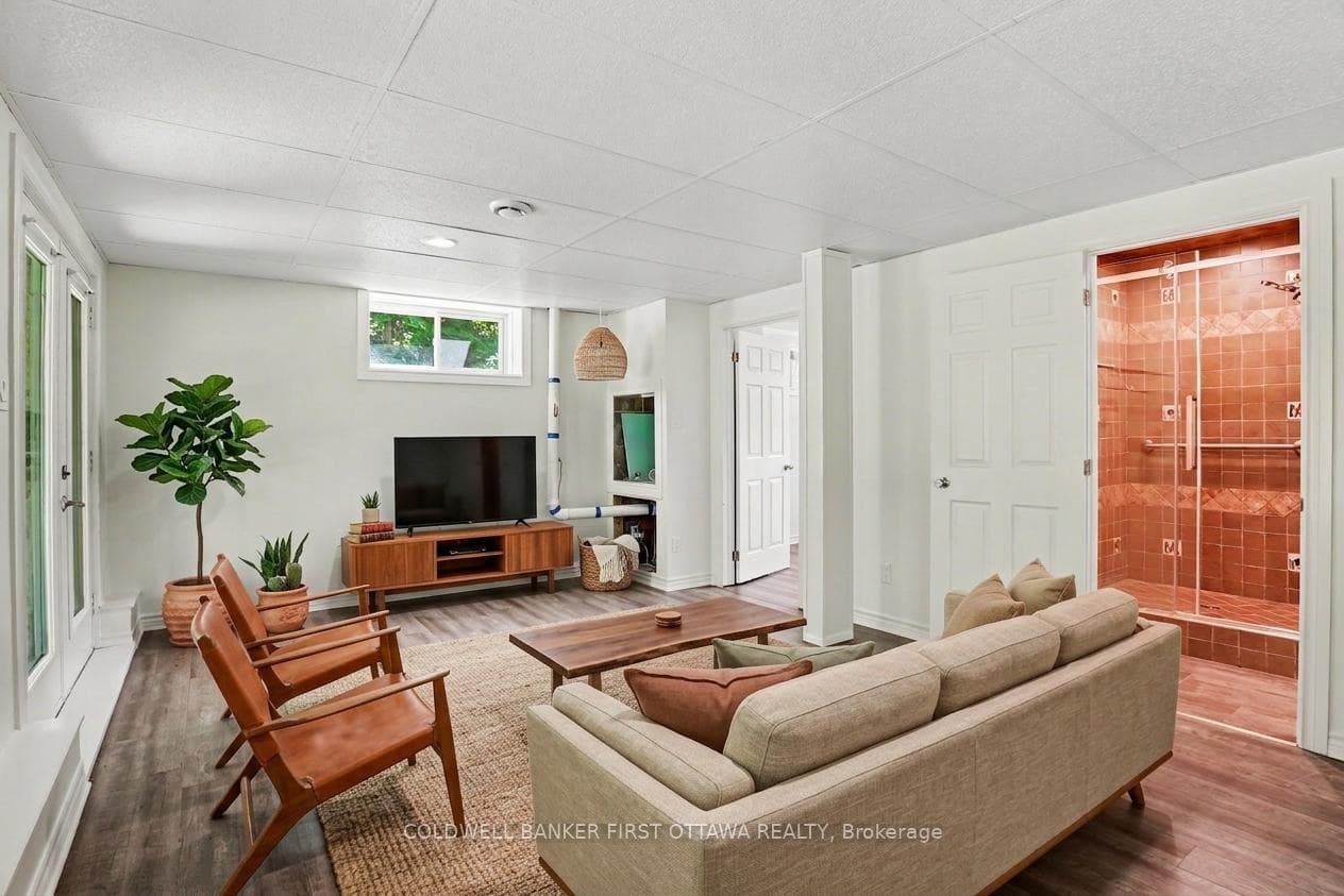 Lower level flex space - virtually staged