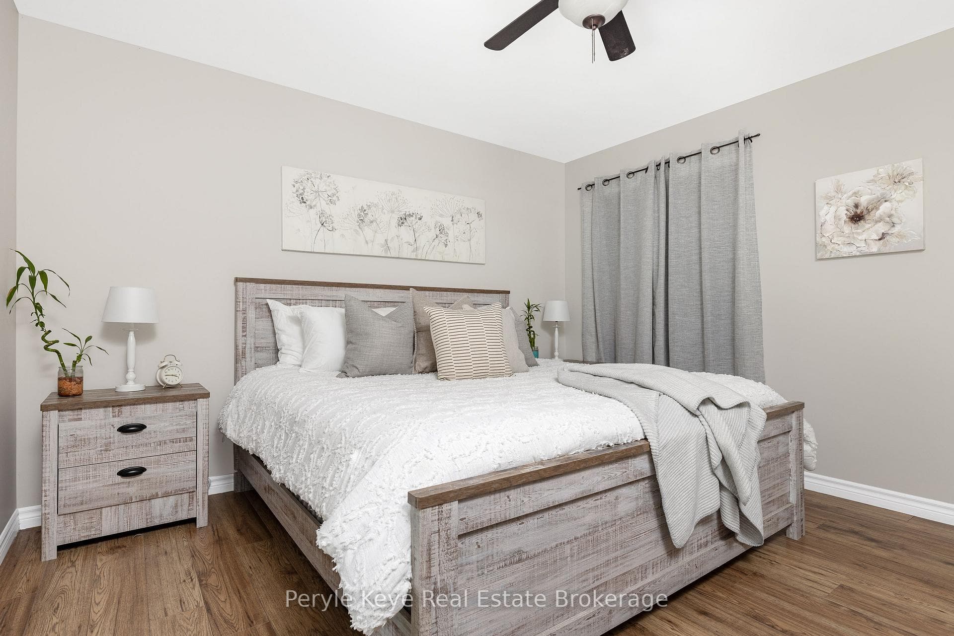 Main floor primary bedroom w/walkout