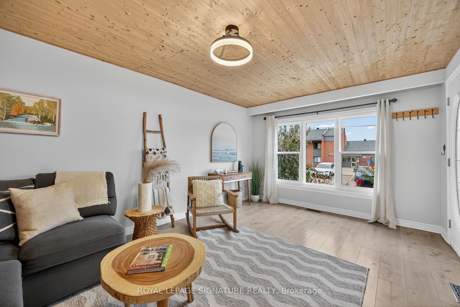 Living Room with Large Bright Window