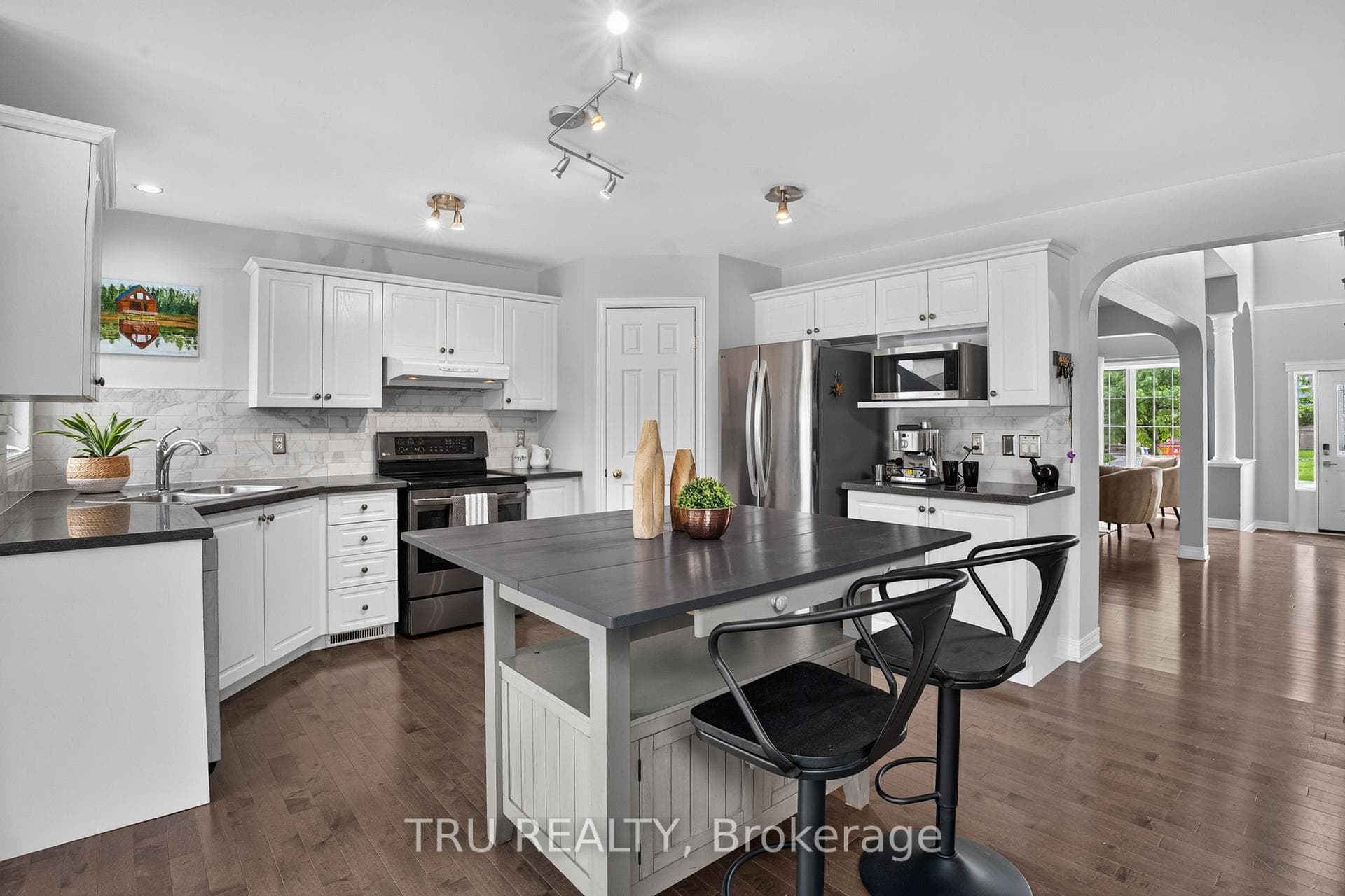 Kitchen with Stainless Appliances