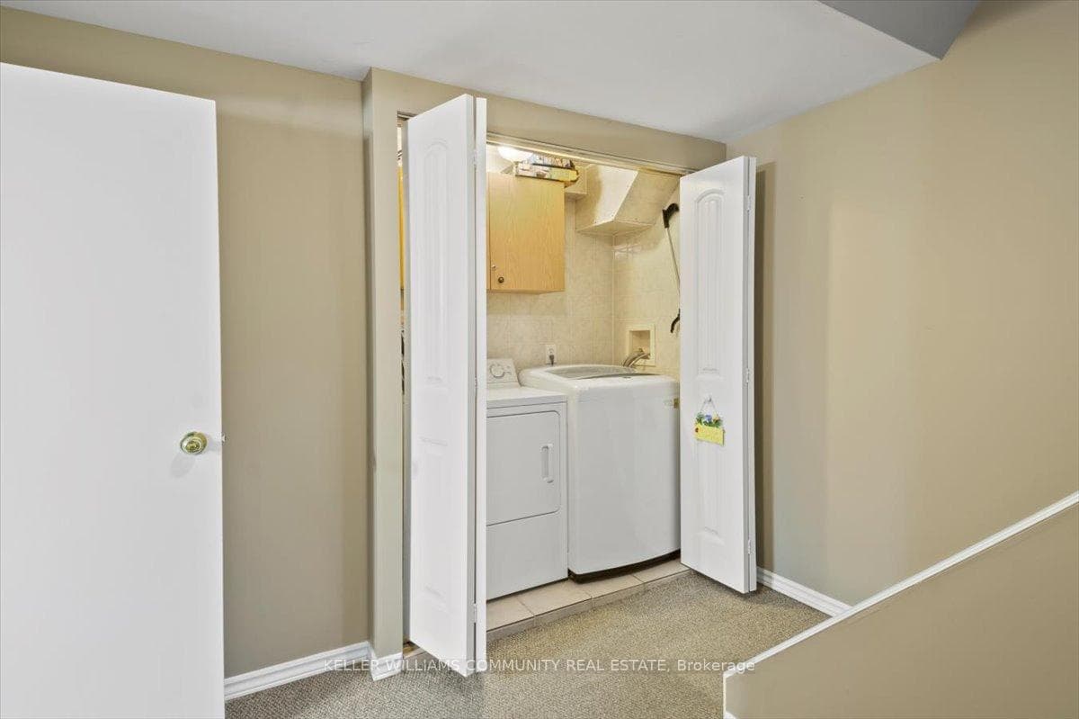 Laundry Located in Lower Level