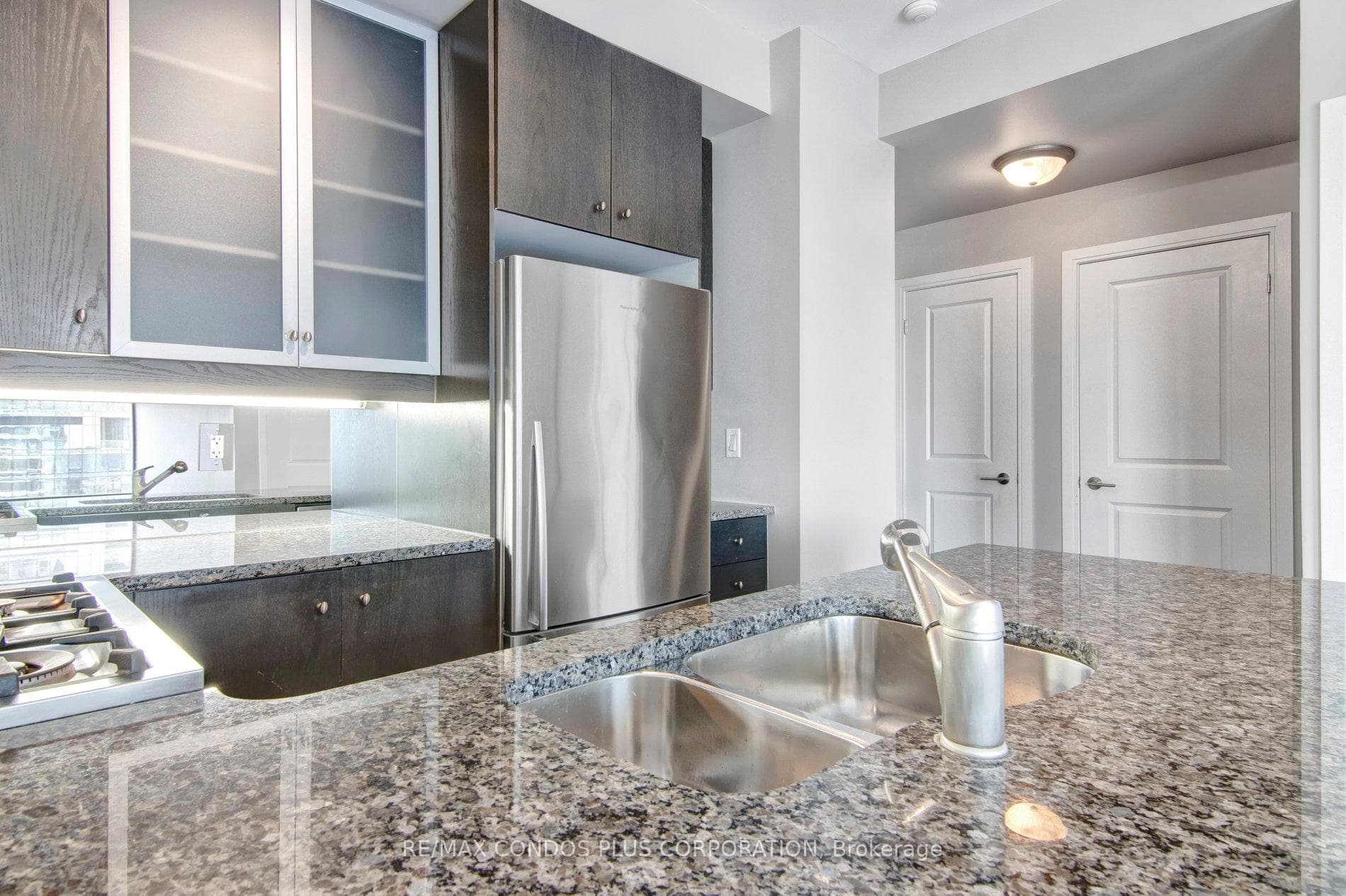 The Kitchen with Granite Counter Tops