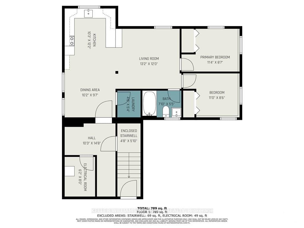 Bottom Unit Floor Plan
