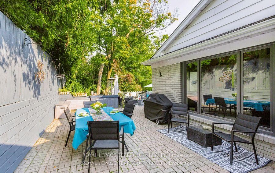 Walkout to Private Backyard
