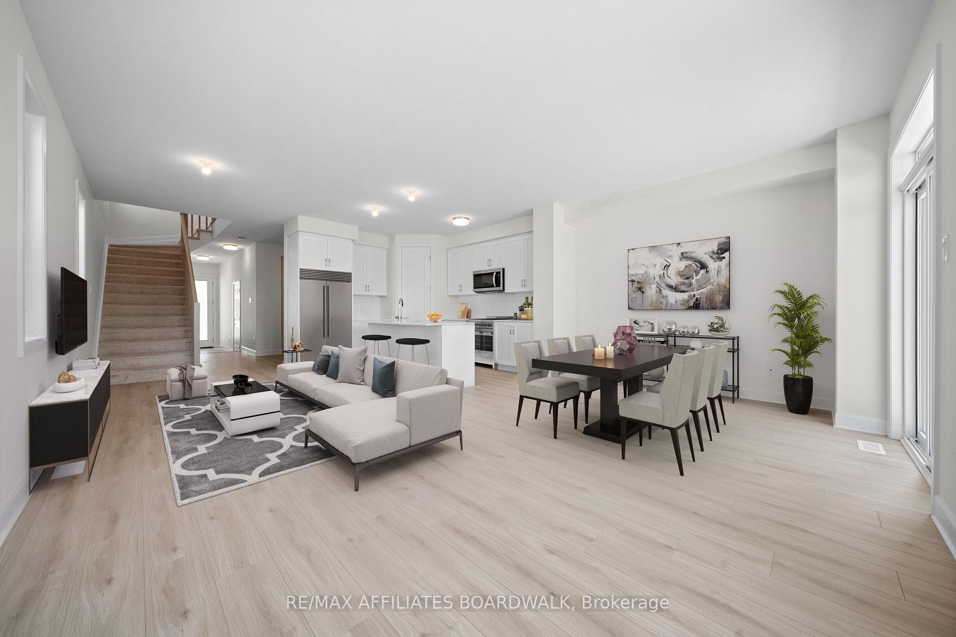 Photo includes virtual staging