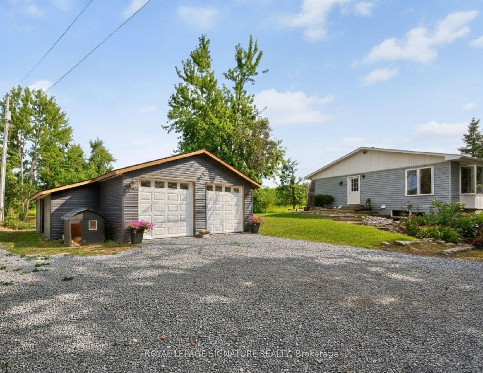 Double, Heated Detached Garage