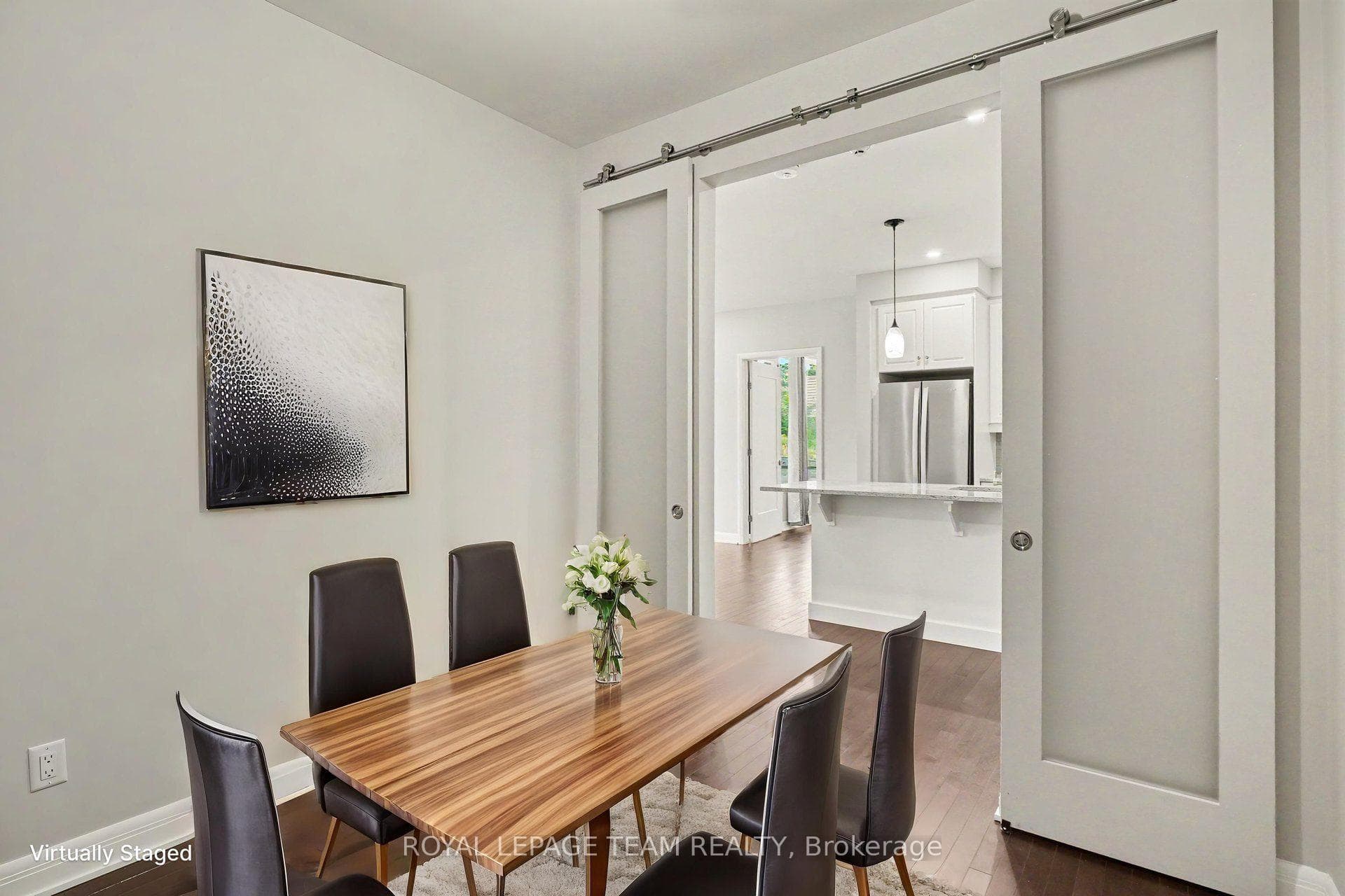 Virtually staged as Dining Room