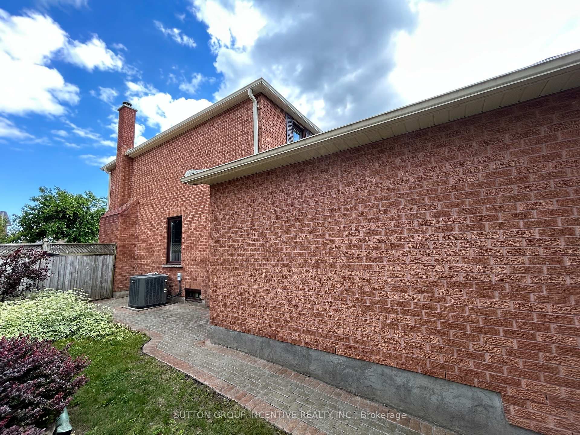 East side of house