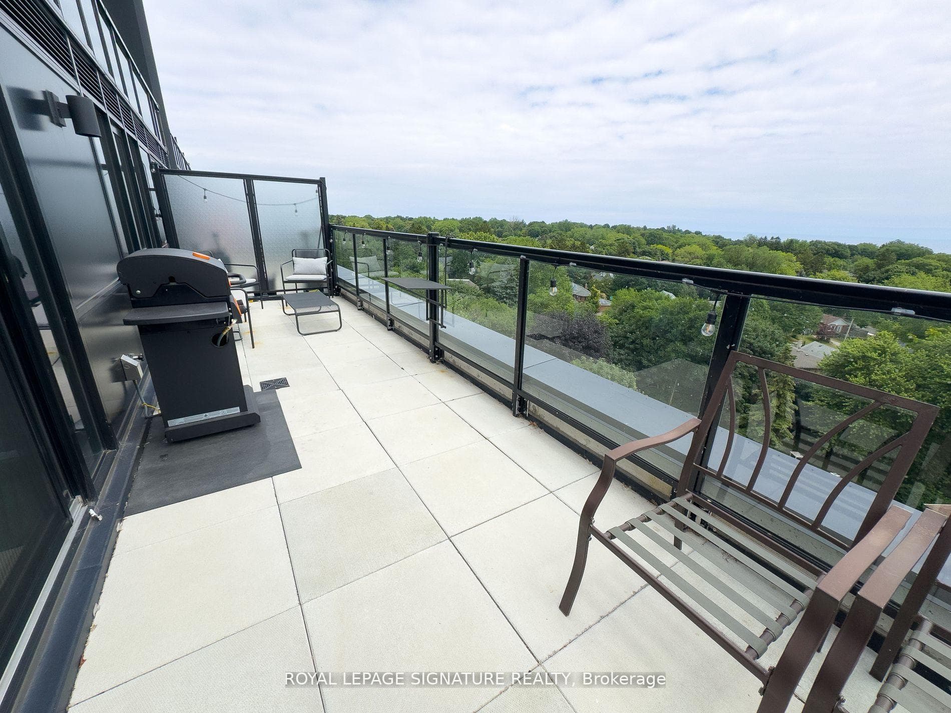 main floor terrace with bbq south facing