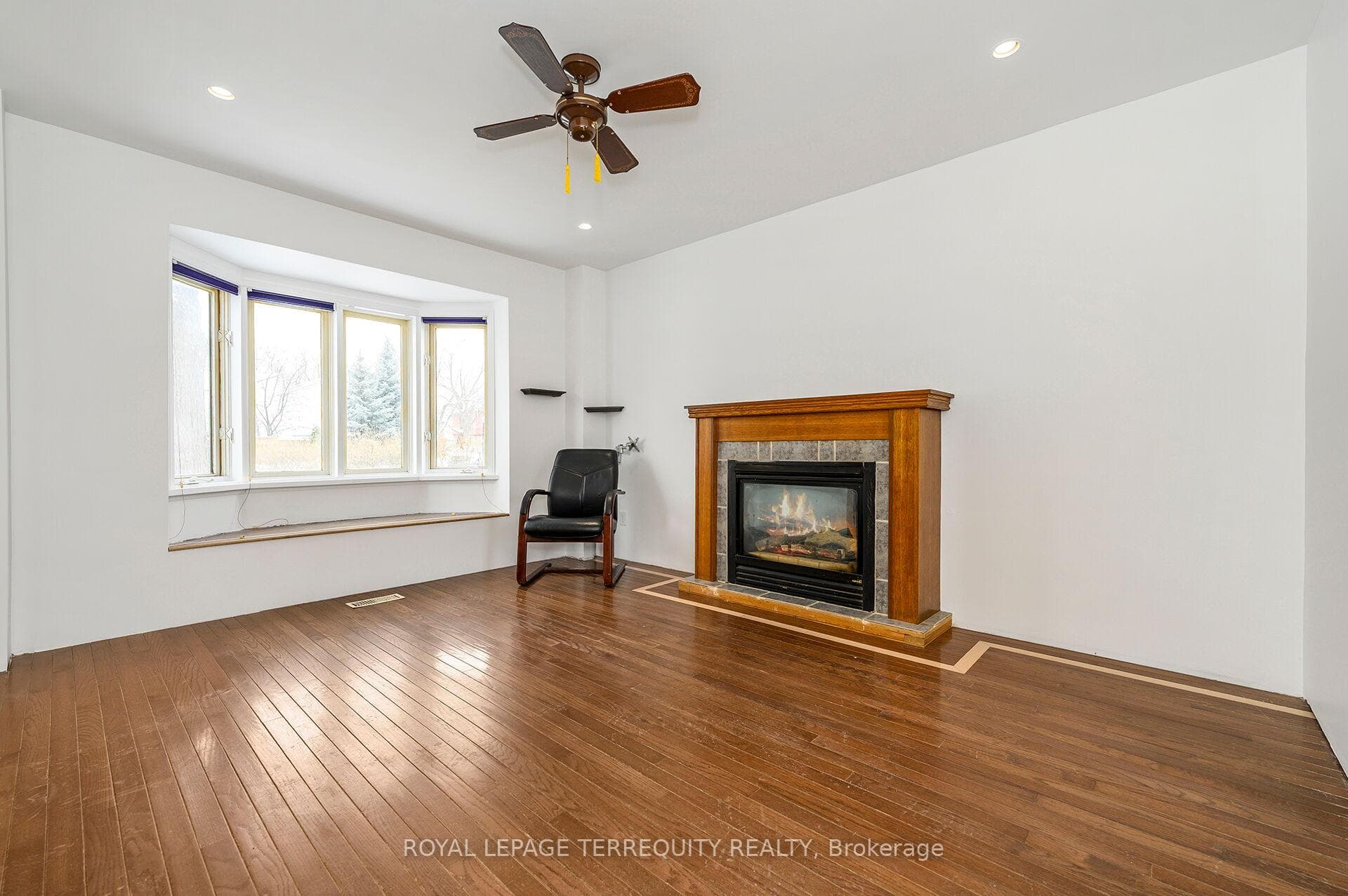 Living Room with Gas Fireplace