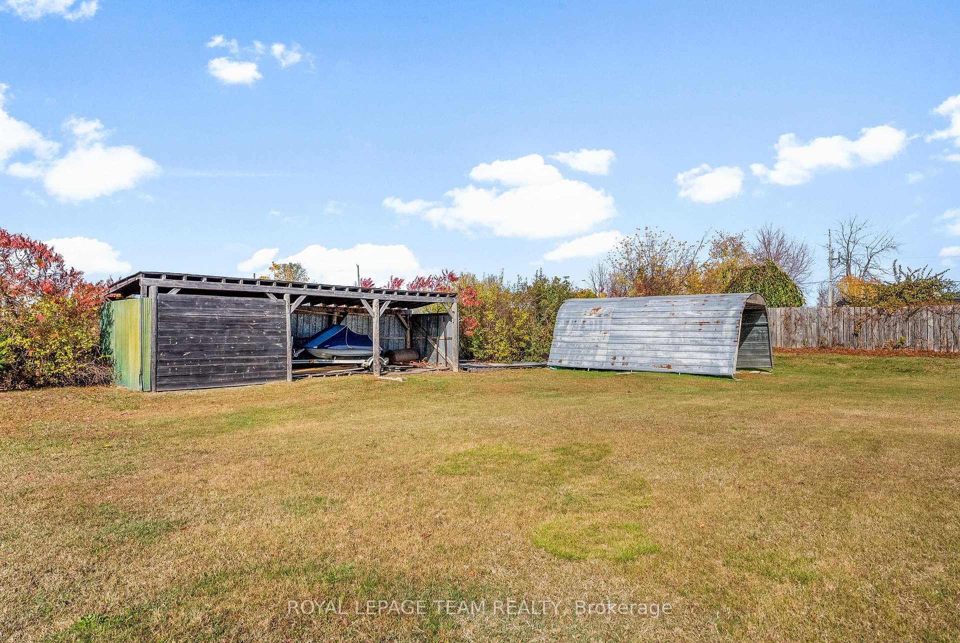 Wood Shed and Carport