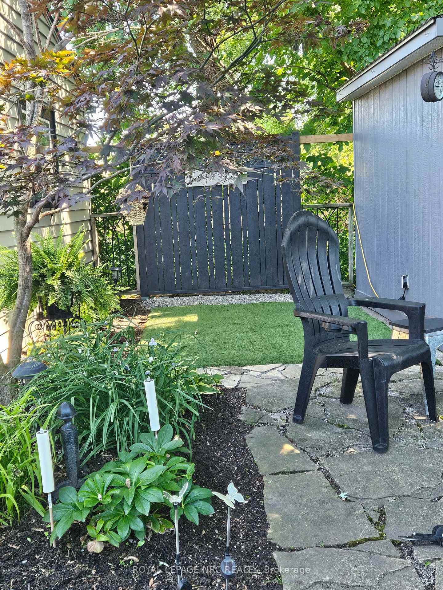 Turf between the Shed and Garage